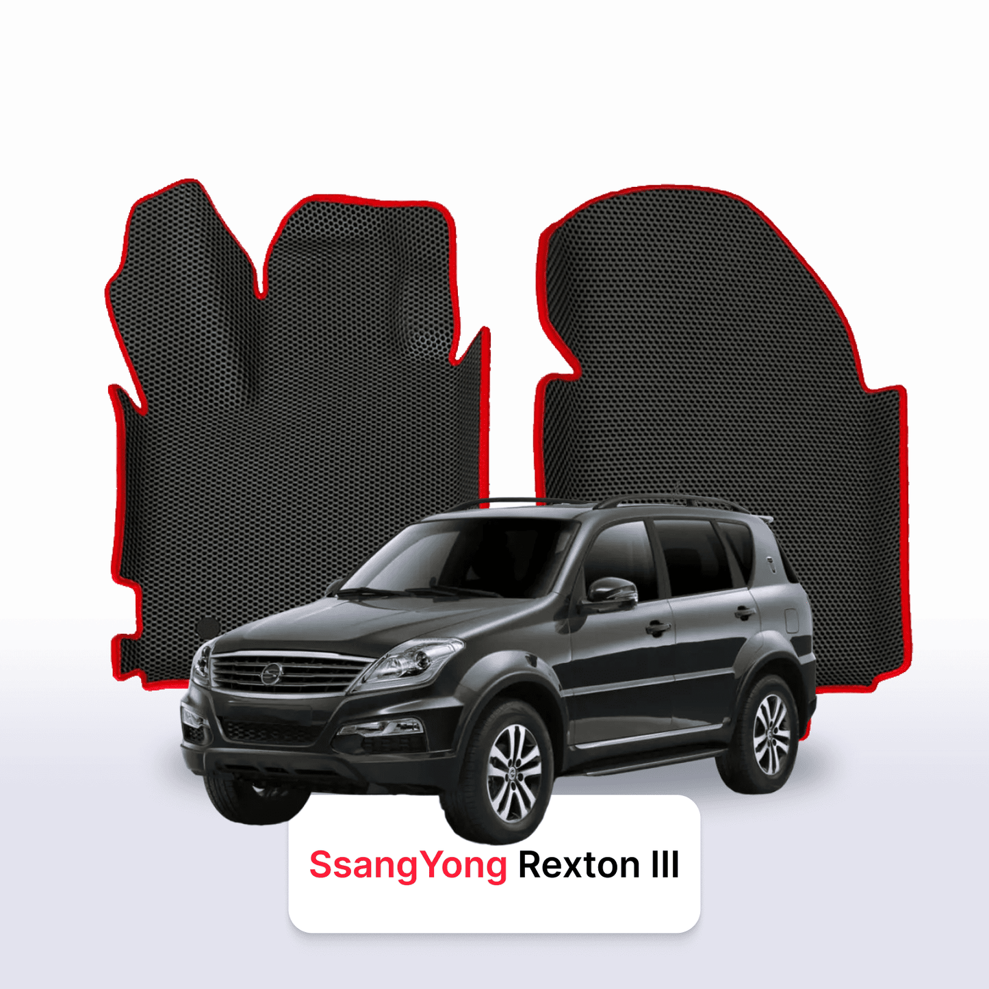 Autokoberce EVAMATS pro SUV SsangYong Rexton 3 gen 2012-2017