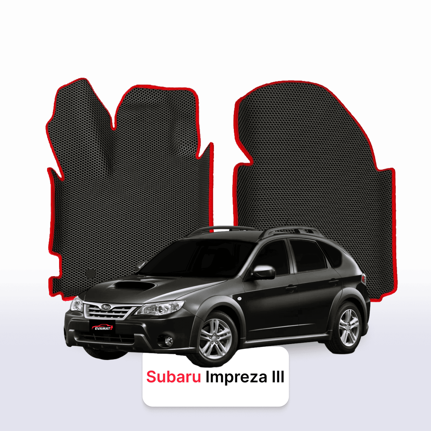 Autokoberce EVAMATS pro Subaru Impreza(XV) 3 gen 2007-2011 rok HATCHBACK 5dv.