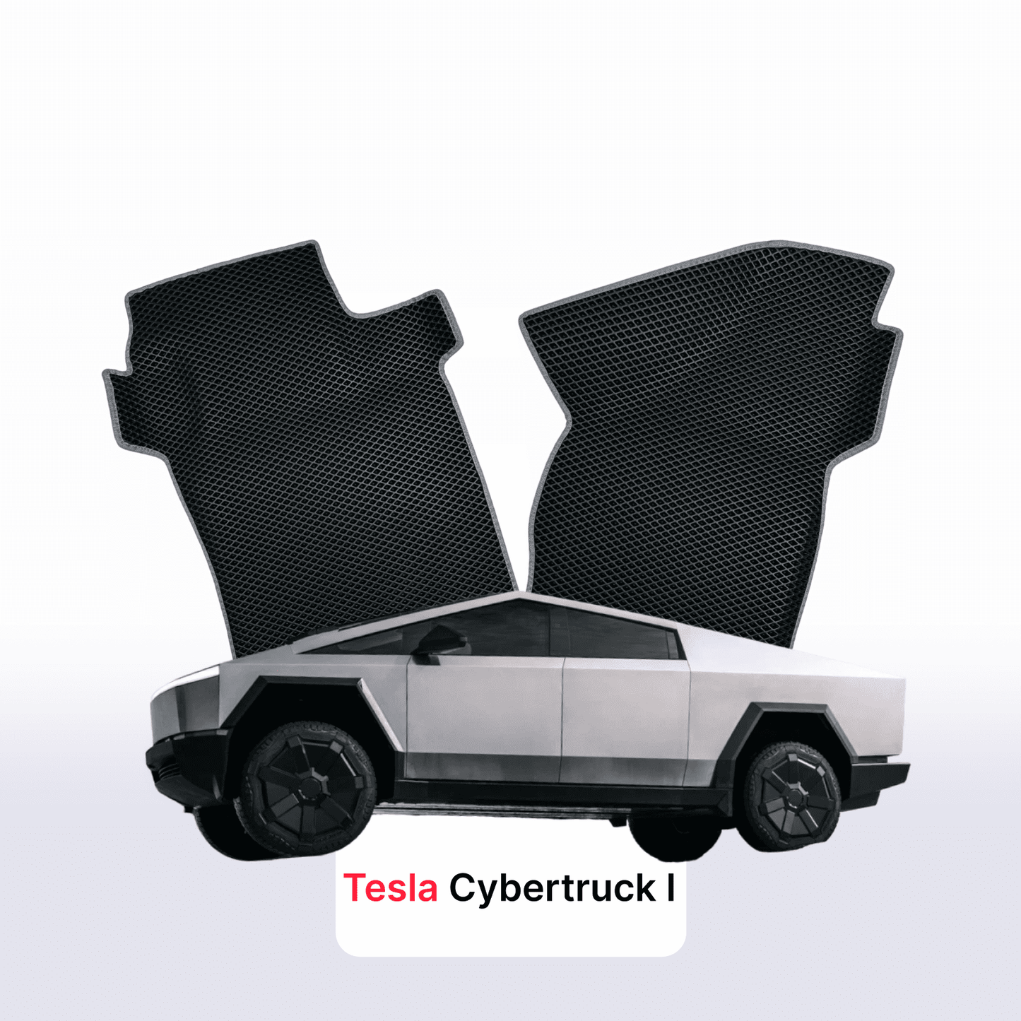 Autokoberce EVAMATS pro Tesla Cybertruck 1 gen 2023-2024 rok PICK-UP dvoukabina