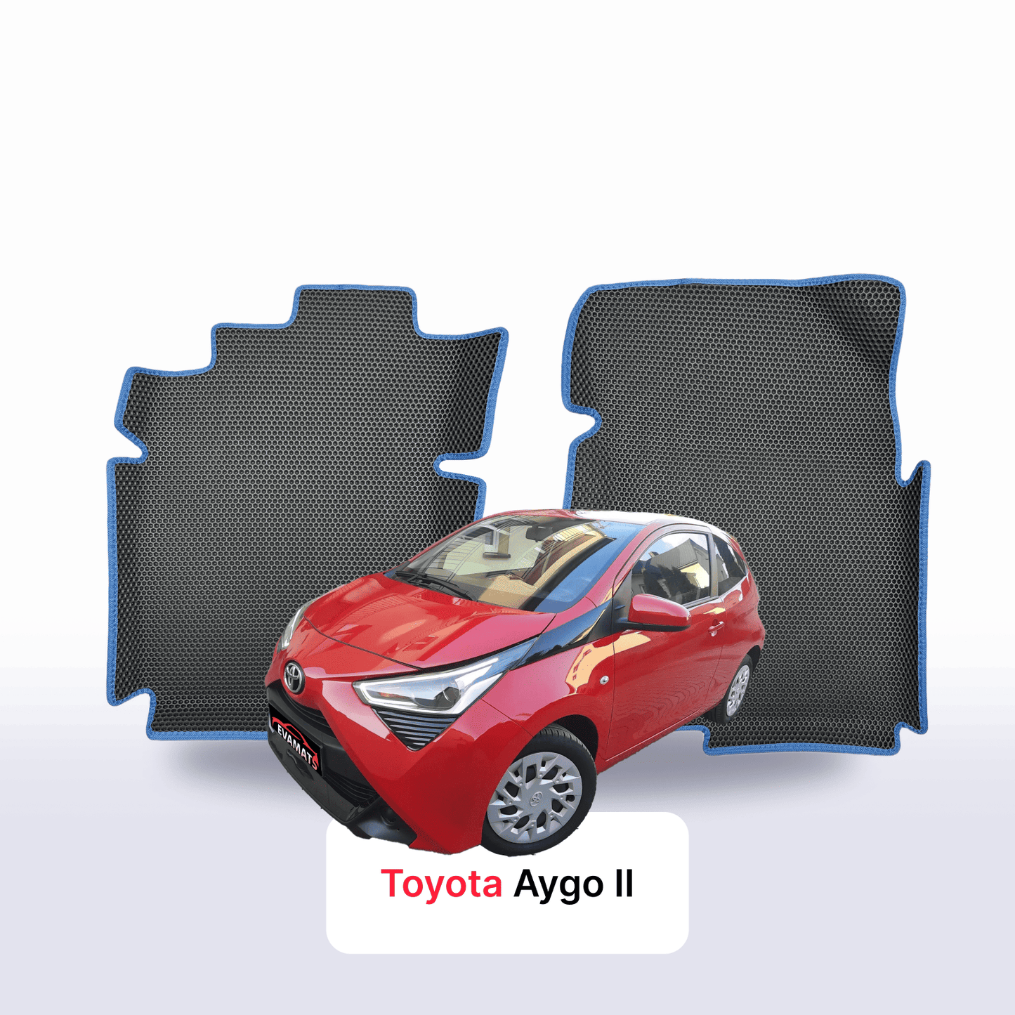 Autokoberce EVAMATS pro Toyota Aygo 2 gen 2014-2023 rok HATCHBACK 3dv.