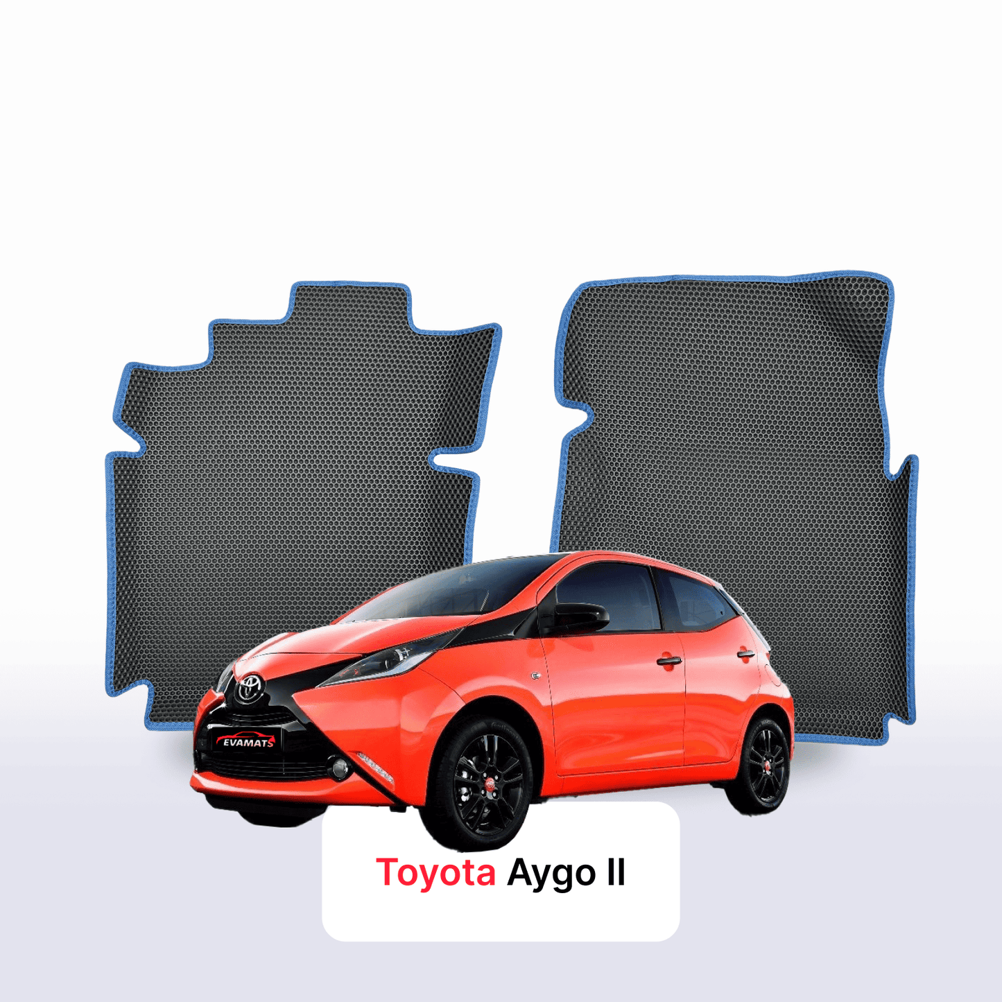 Autokoberce EVAMATS pro Toyota Aygo 2 gen 2014-2023 rok HATCHBACK 5dv.