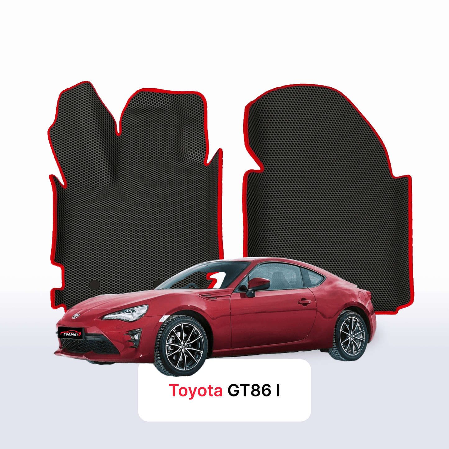 Autokoberce EVAMATS pro Toyota GT86 1 gen 2012-2021 rok COUPE