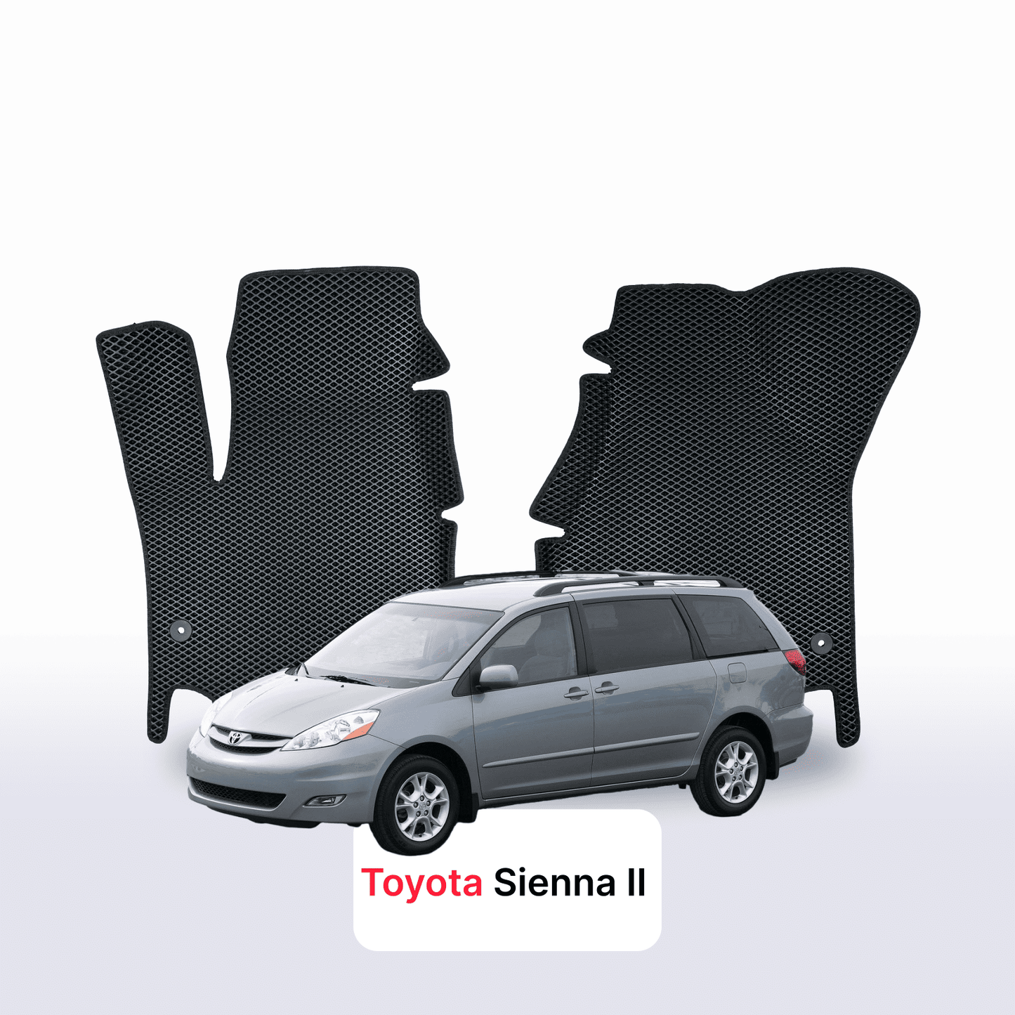 Autokoberce EVAMATS pro Toyota Sienna 2 2003-2010 rok výroby MINIVAN