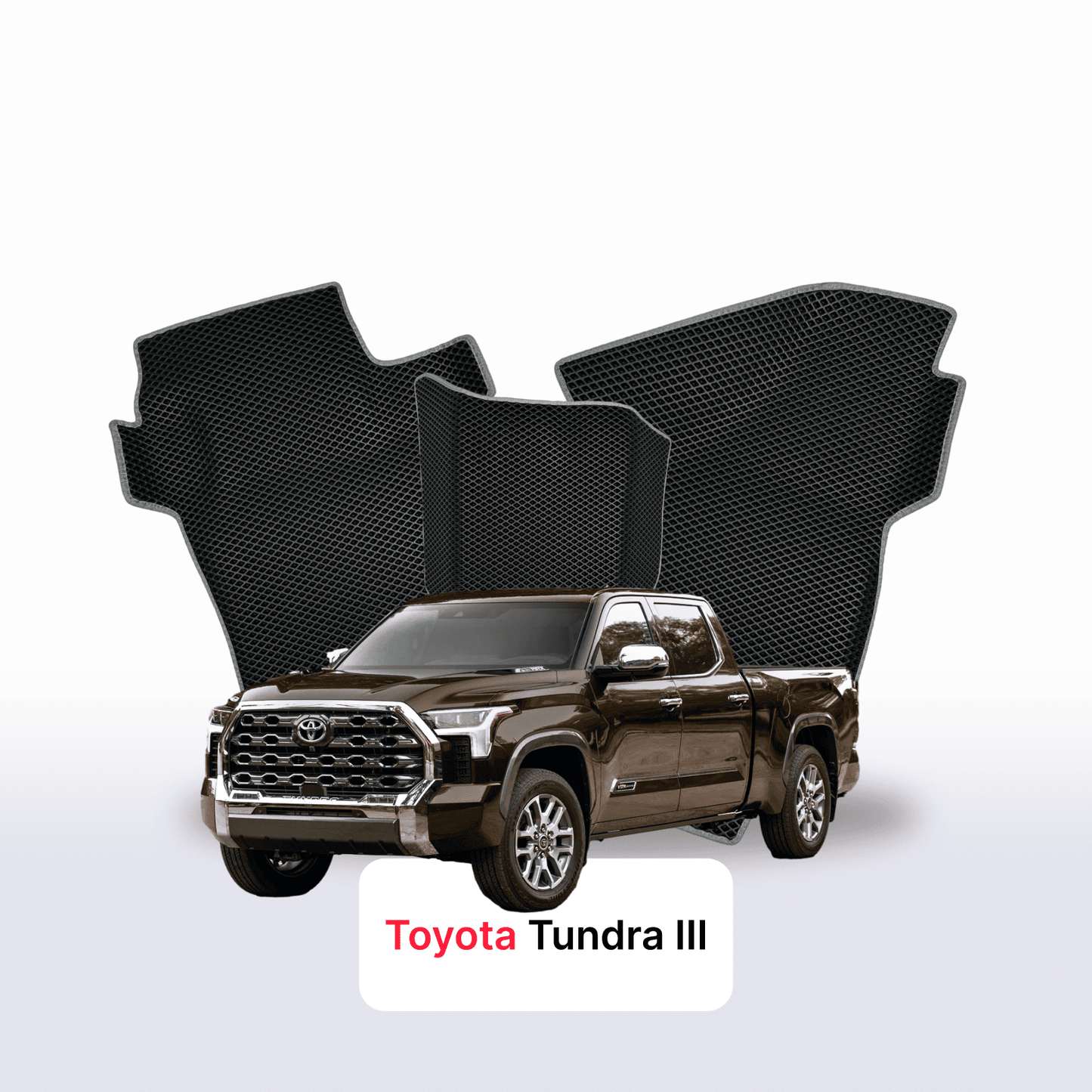 Autokoberce EVAMATS pro Toyota Tundra 3 gen 2021-2024 rok PICK-UP LONG dvoukabina