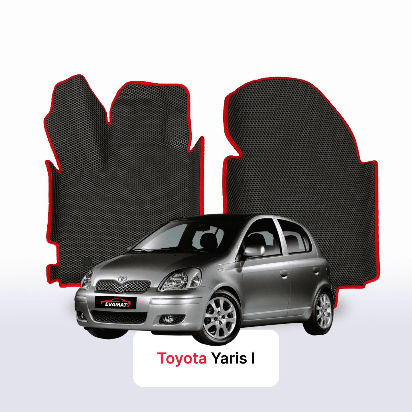 Autokoberce EVAMATS pro Toyota Yaris 1 gen 1999-2005 rok HATCHBACK 5dv.