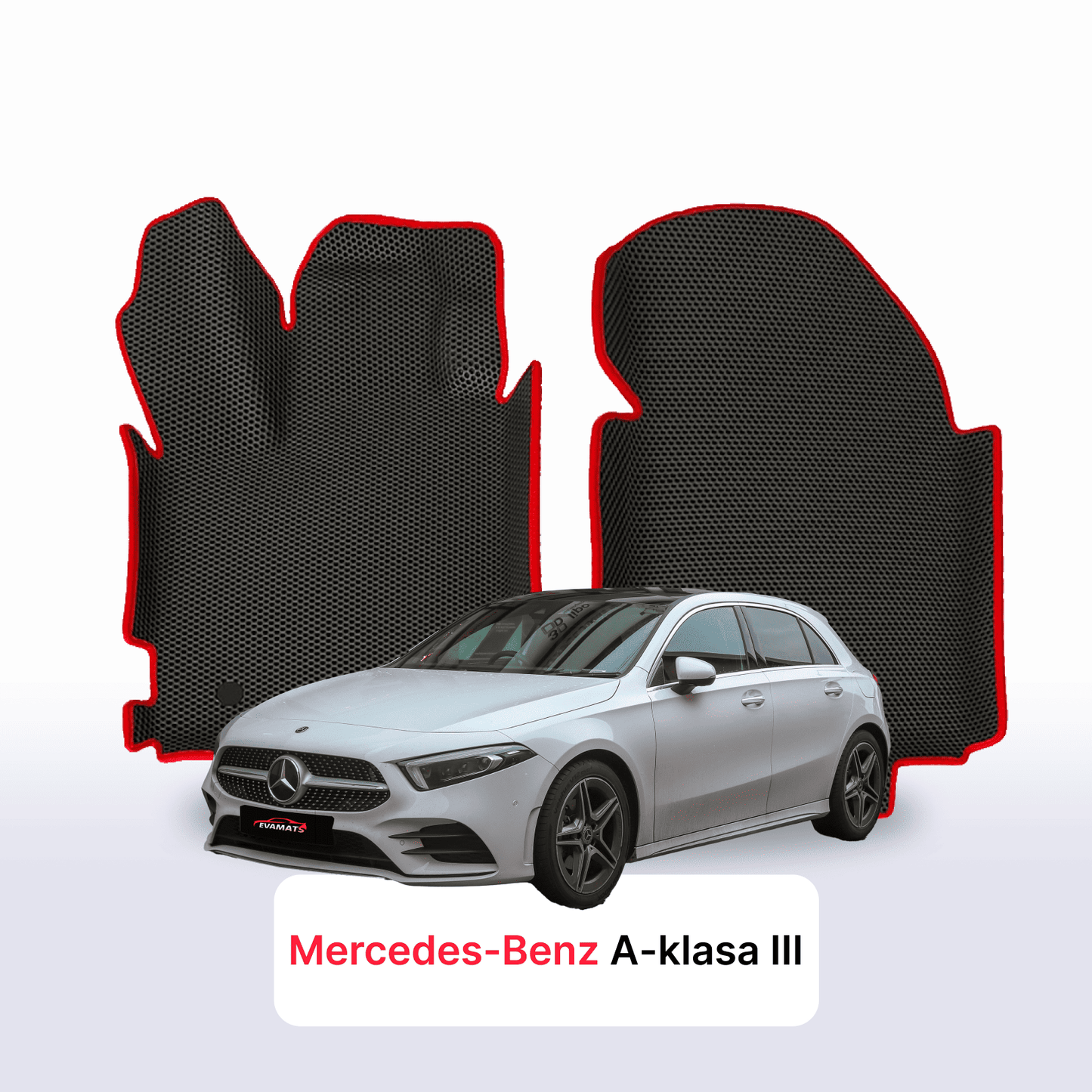 Autokoberce EVAMATS pro Mercedes-Benz A-class 4 gen (W177/V177) 2018-2025 rok HATCHBACK 5dv.