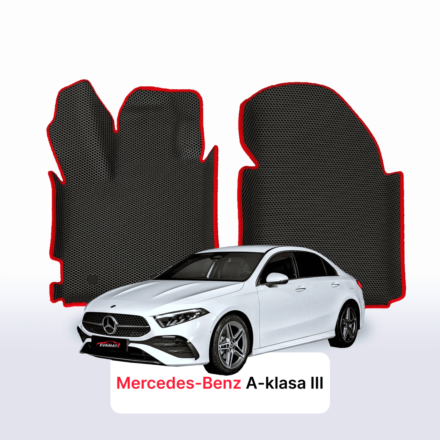 Autokoberce EVAMATS pro Mercedes-Benz A-class 4 gen (W177/V177) 2018-2025 rok SEDAN