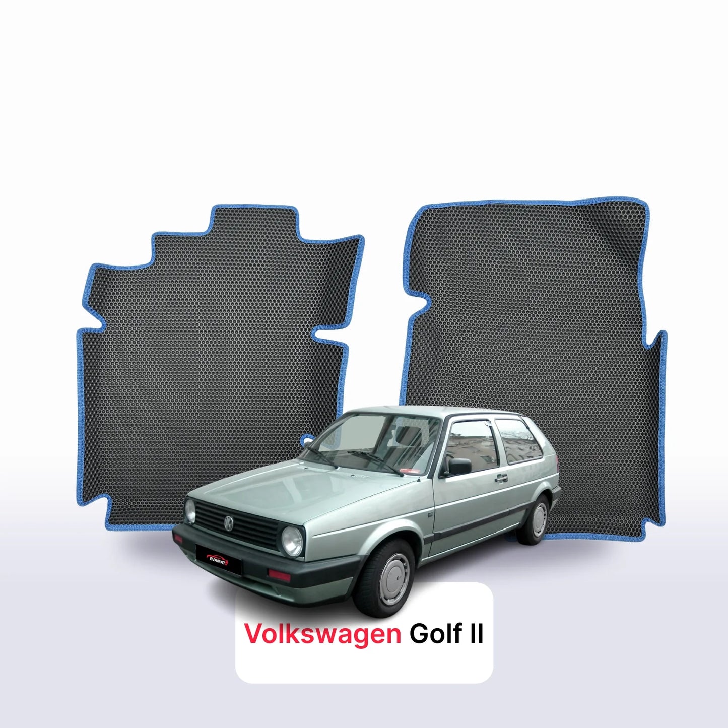 Autokoberce EVAMATS pro Volkswagen Golf (MK2) 2. generace 1983-1992 rok HATCHBACK 3 dveře