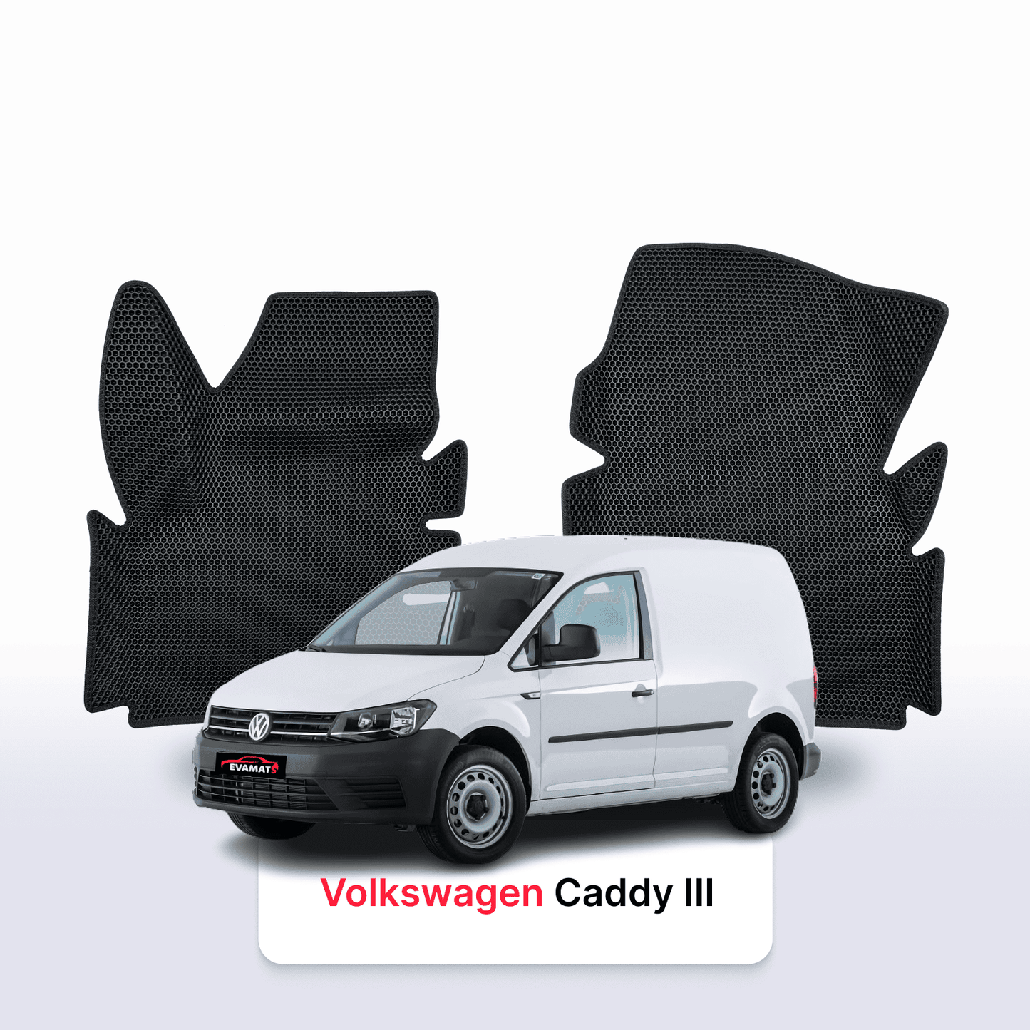 Autokoberce EVAMATS pro Volkswagen Caddy III gen 2004-2020 rok VAN