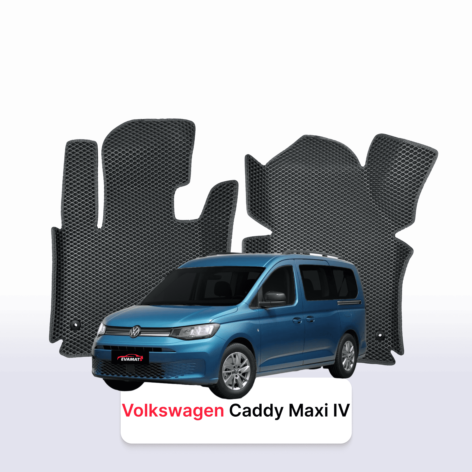 Autokoberce EVAMATS pro Volkswagen Caddy Maxi IV gen 2020-2024 rok MINIVAN 7 míst Autokoberce EVAMATS pro Volkswagen Caddy Maxi IV gen 2020-2024 rok MINIVAN 7 míst
