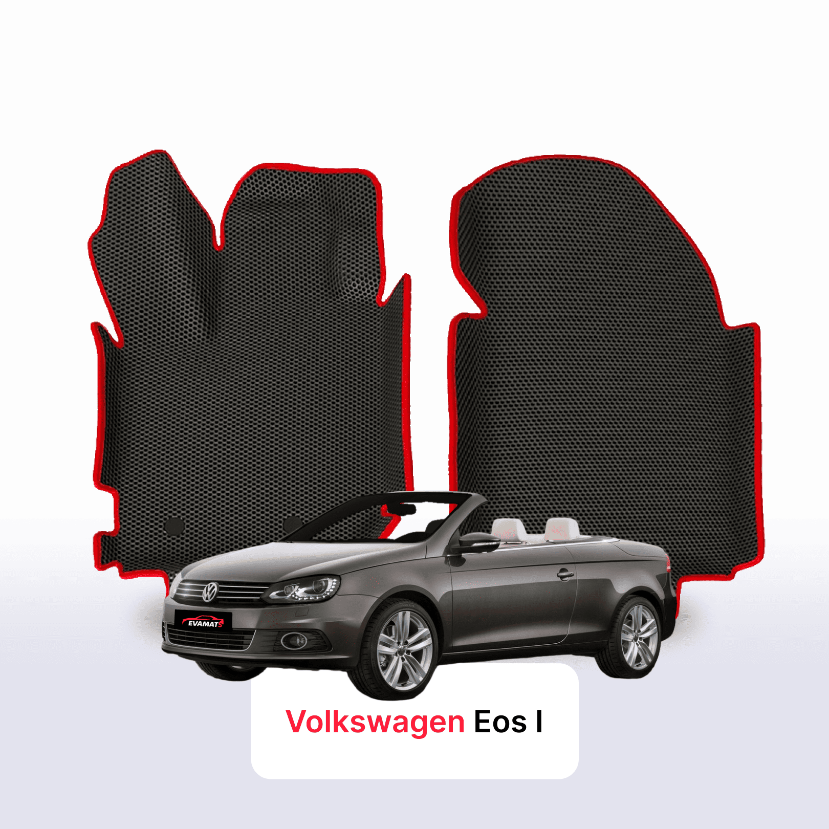 Autokoberce EVAMATS pro Volkswagen Eos I gen 2006-2015 rok výroby CABRIO Autokoberce EVAMATS pro Volkswagen Eos I gen 2006-2015 rok výroby CABRIO