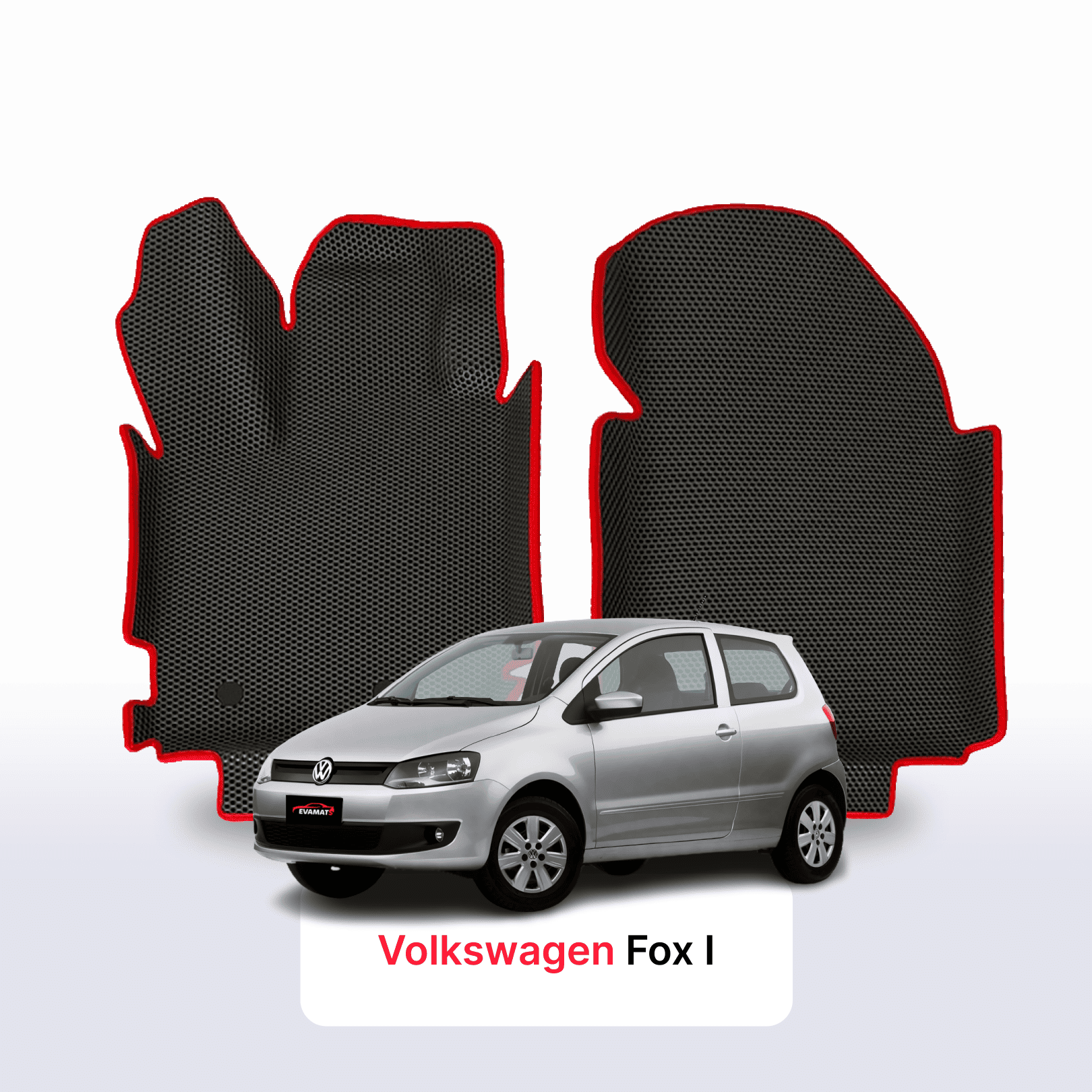 Koberce EVAMATS pro Volkswagen Fox I gen 2003-2021 rok HATCHBACK 3 dveře Koberce EVAMATS pro Volkswagen Fox I gen 2003-2021 rok HATCHBACK 3 dveře