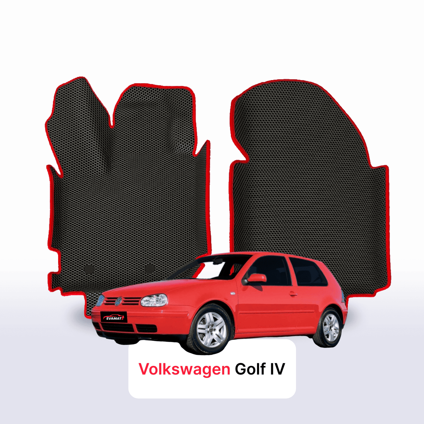 Autokoberce EVAMATS pro Volkswagen Golf(MK4) IV gen 1997-2006 rok HATCHBACK 3dv.