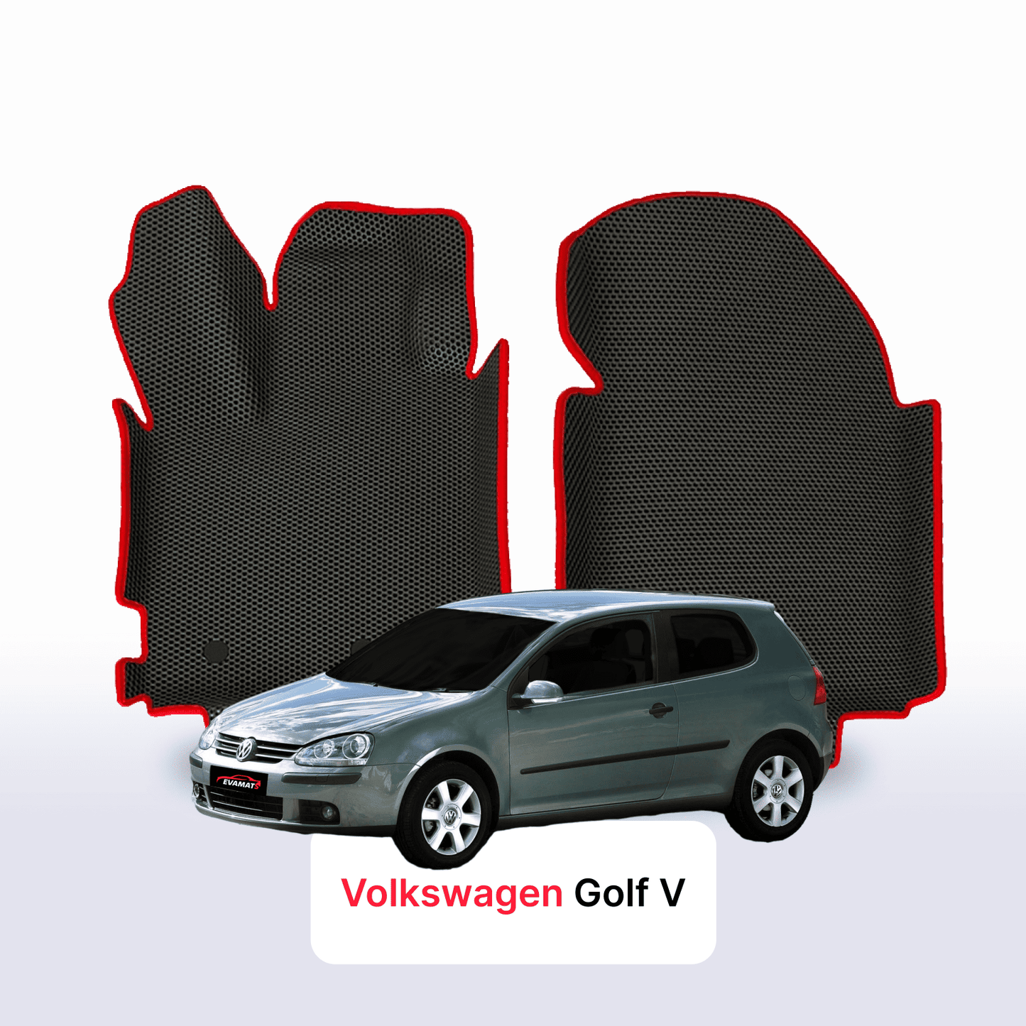 Autokoberce EVAMATS pro Volkswagen Golf(MK5) V gen 2003-2009 rok HATCHBACK 3dv.