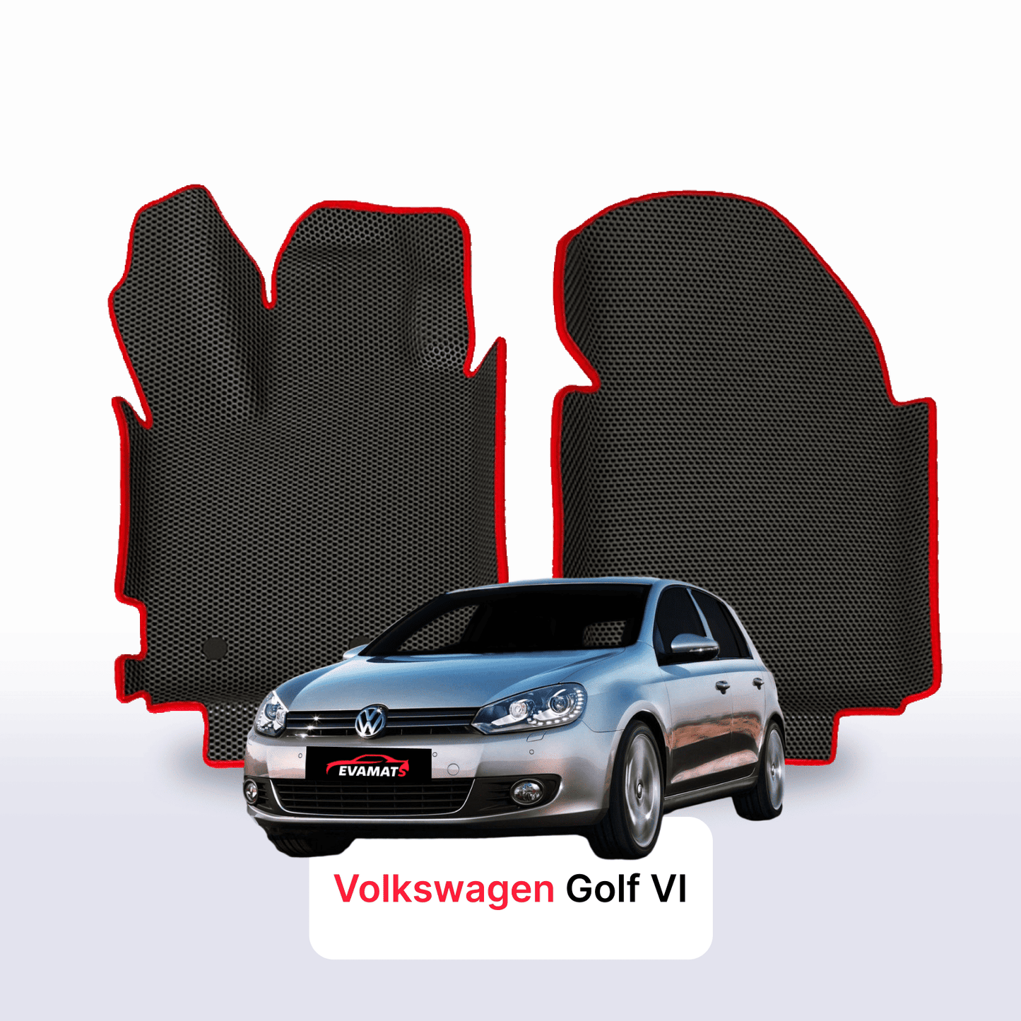 Autokoberce EVAMATS pro Volkswagen Golf (MK6) VI gen 2008-2012 rok HATCHBACK 5dv.