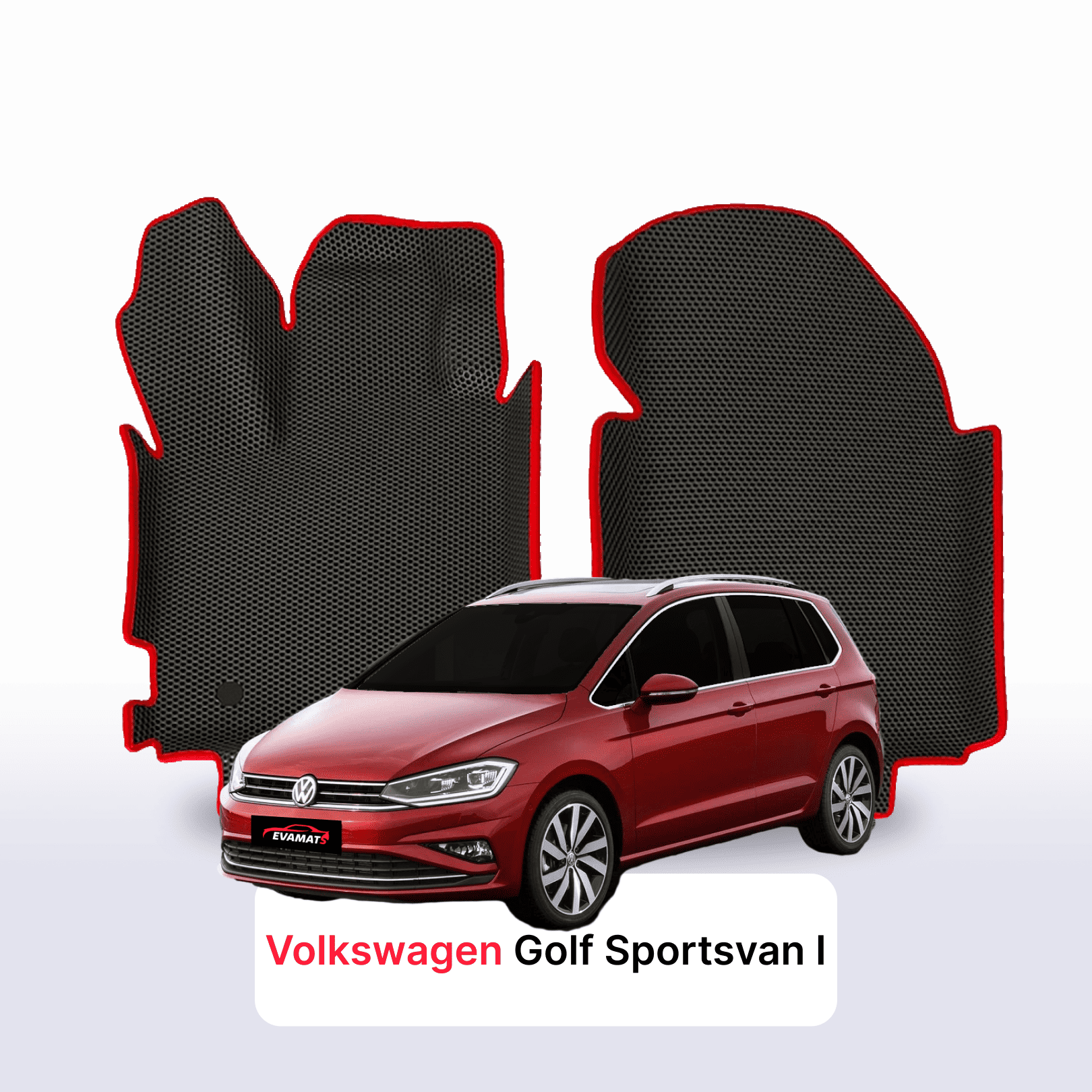 Autokoberce EVAMATS pro Volkswagen Golf Sportsvan I gen 2014-2020 rok MINIVAN Autokoberce EVAMATS pro Volkswagen Golf Sportsvan I gen 2014-2020 rok MINIVAN