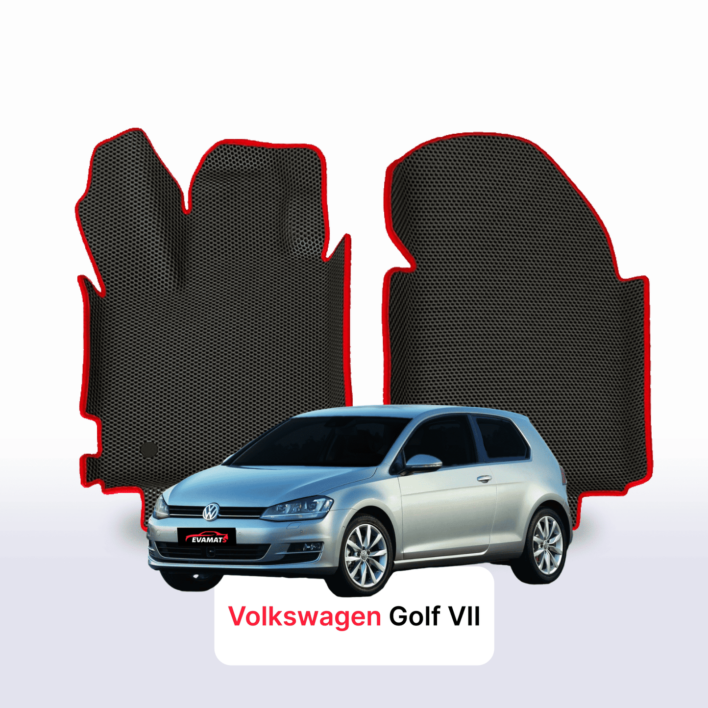 Autokoberce EVAMATS pro Volkswagen Golf(MK7) VII gen 2012-2020 rok HATCHBACK 3dv.