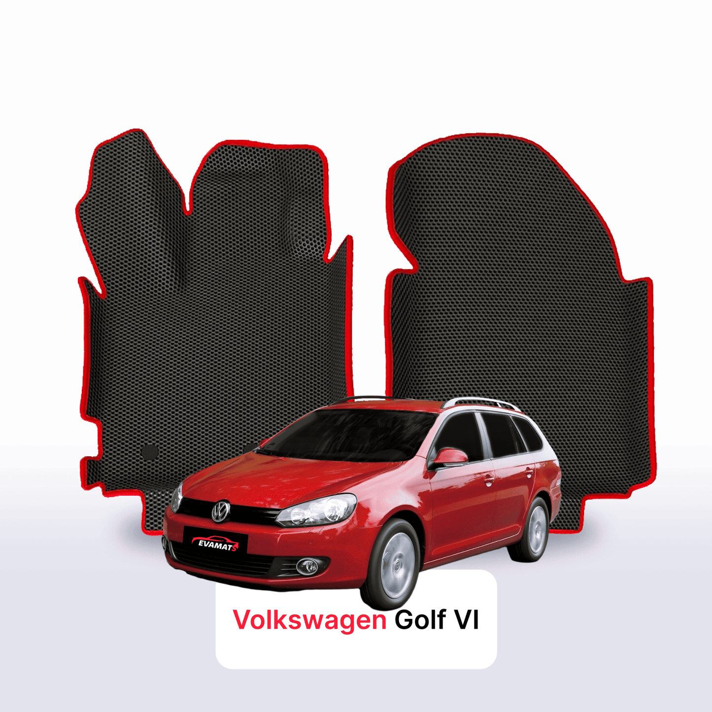 Autokoberce EVAMATS pro Volkswagen Golf (MK6) VI gen 2008-2012 rok STATION WAGON