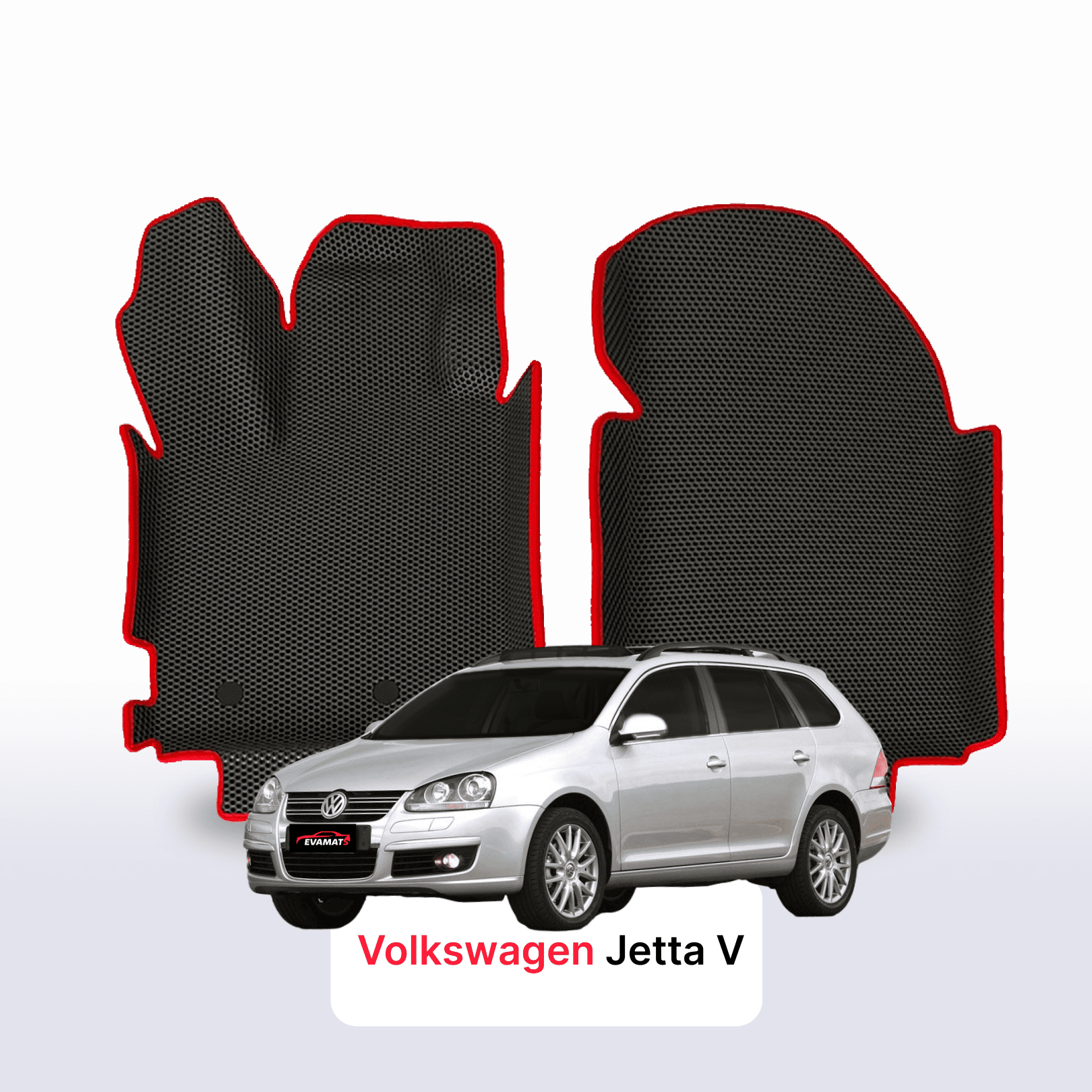 Autokoberce EVAMATS pro Volkswagen Jetta V gen 2005-2011 rok STATION WAGON Autokoberce EVAMATS pro Volkswagen Jetta V gen 2005-2011 rok STATION WAGON