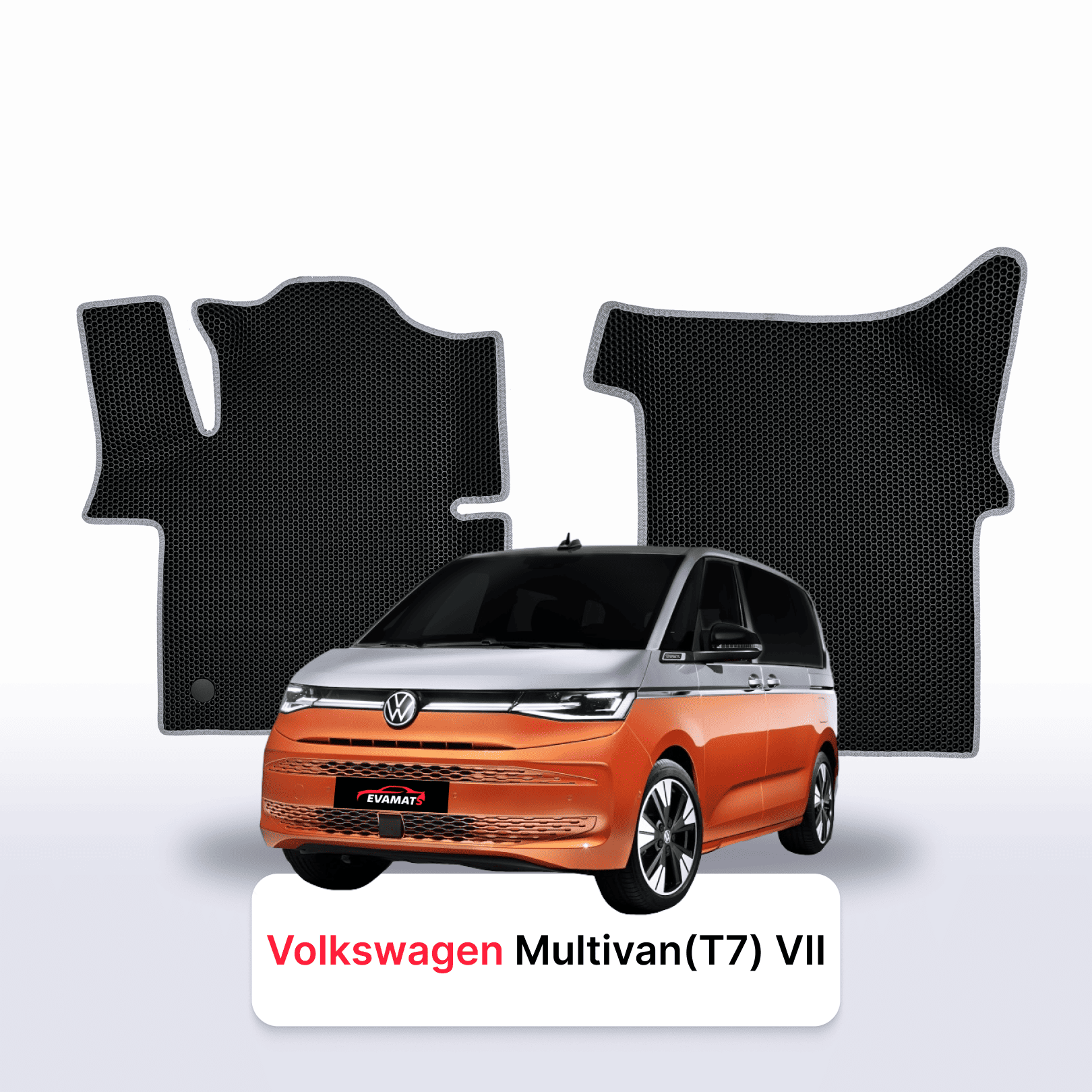 Autokoberce EVAMATS pro Volkswagen Multivan(T7) VII gen 2021-2025 rok MINIVAN Autokoberce EVAMATS pro Volkswagen Multivan(T7) VII gen 2021-2025 rok MINIVAN