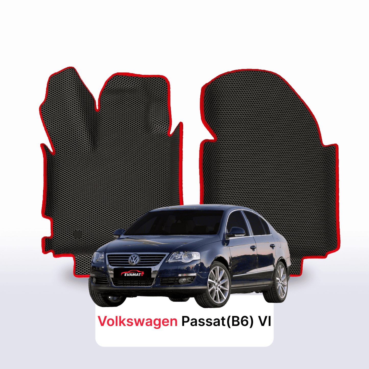Autokoberce EVAMATS pro Volkswagen Passat(B6) VI gen 2005-2010 rok výroby SEDAN