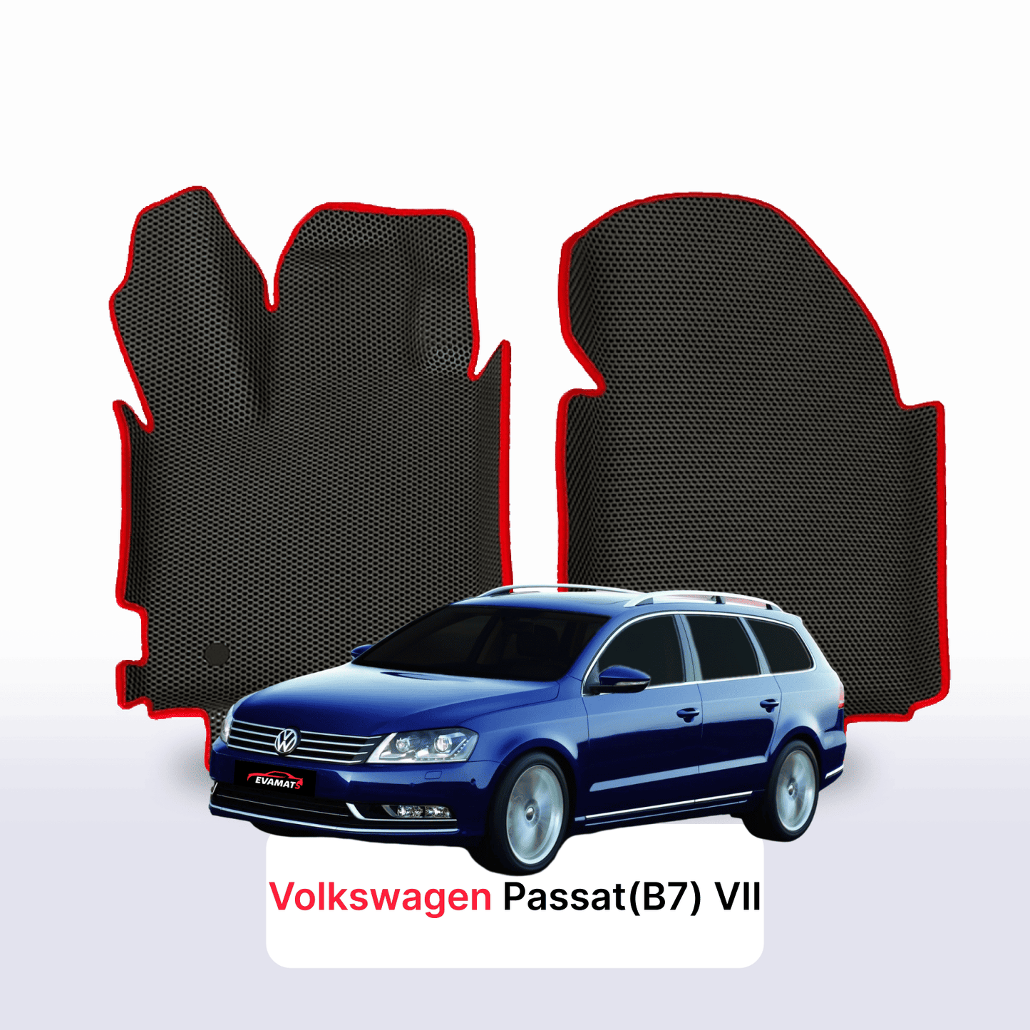 Autokoberce EVAMATS pro Volkswagen Passat(B7) VII gen 2011-2015 rok STATION WAGON