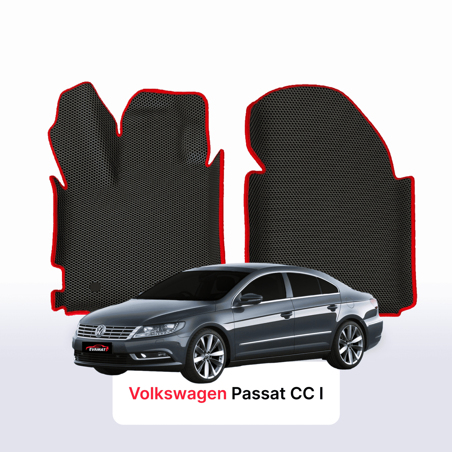 Autokoberce EVAMATS pro Volkswagen Passat CC I gen 2008-2017 rok SEDAN