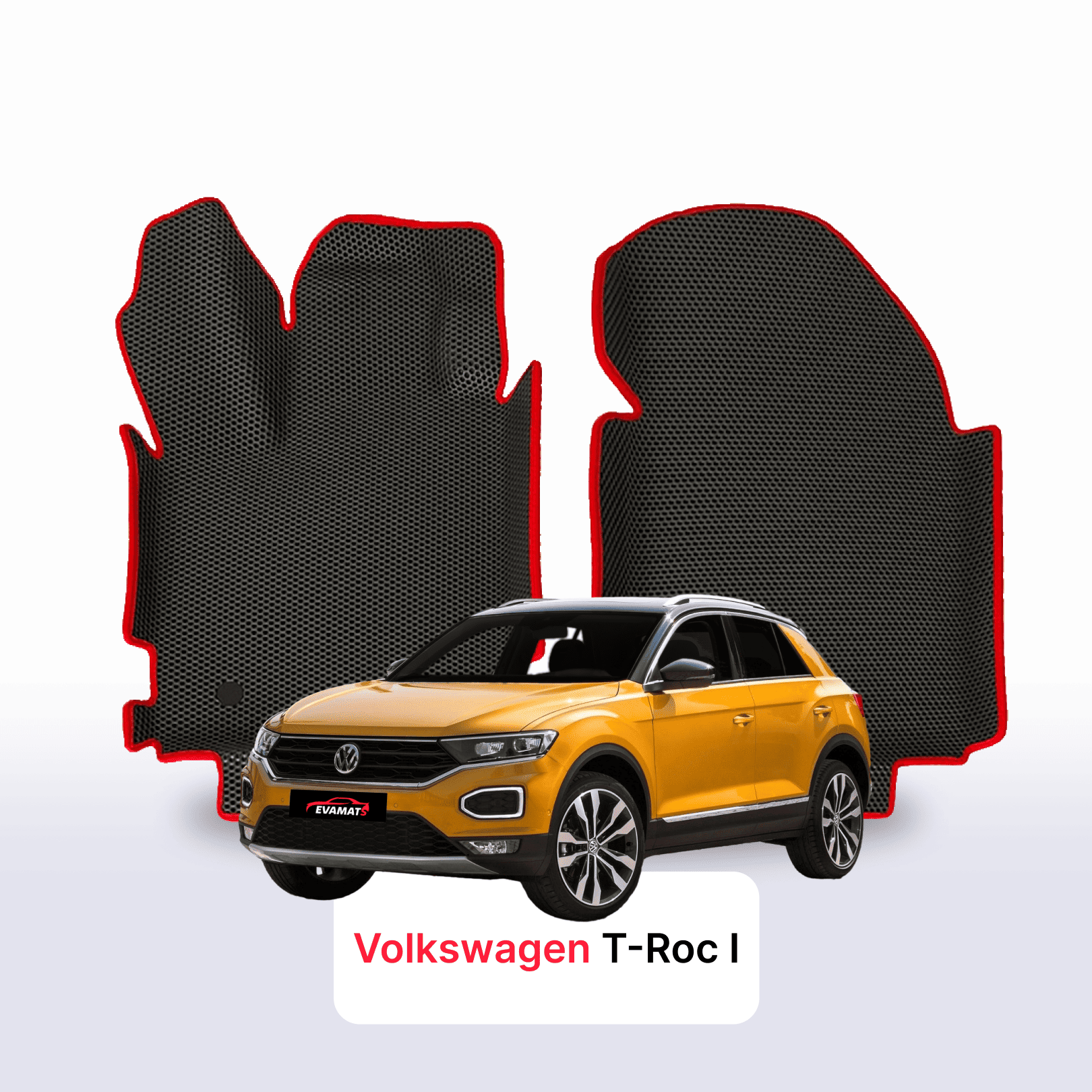 Autokoberce EVAMATS pro SUV Volkswagen T-Roc I gen 2017-2025 rok Autokoberce EVAMATS pro SUV Volkswagen T-Roc I gen 2017-2025 rok