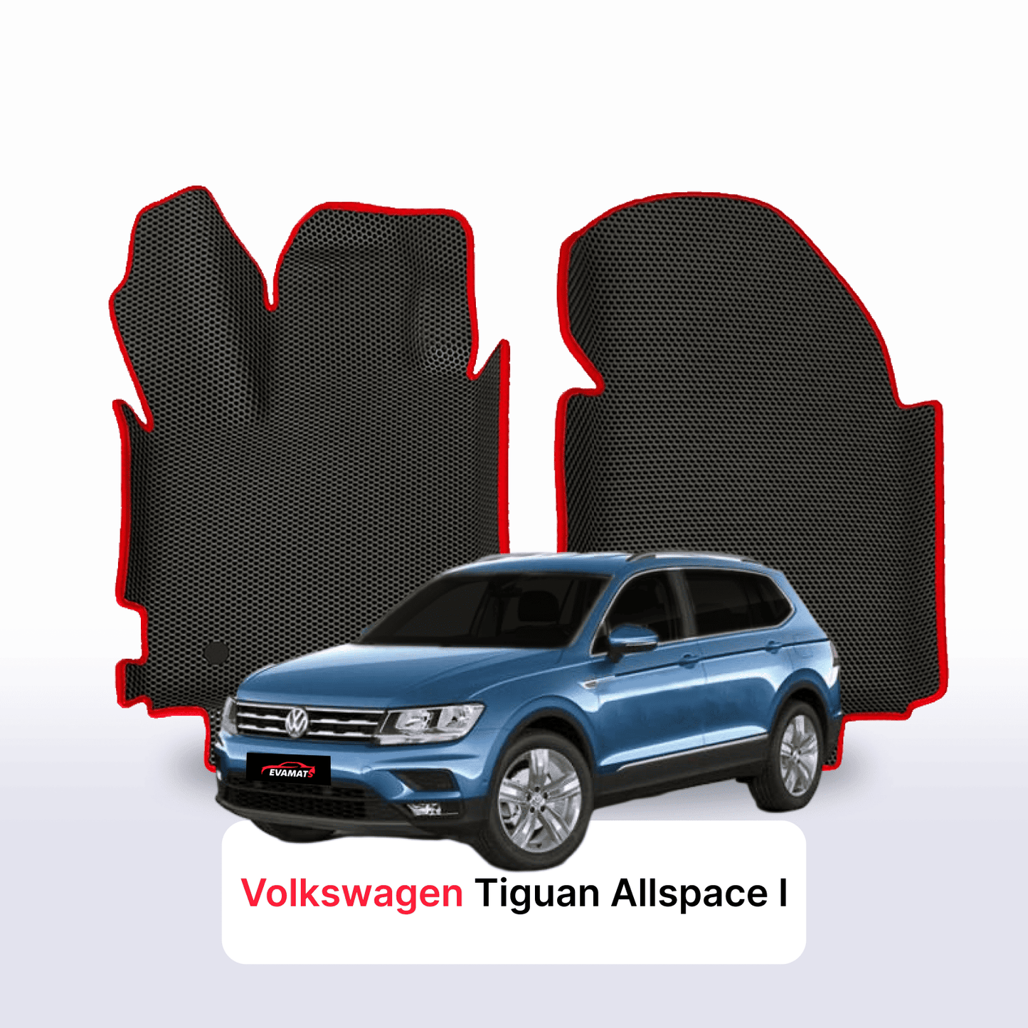 Autokoberce EVAMATS pro Volkswagen Tiguan Allspace I gen 2017-2023 rok SUV 5místné