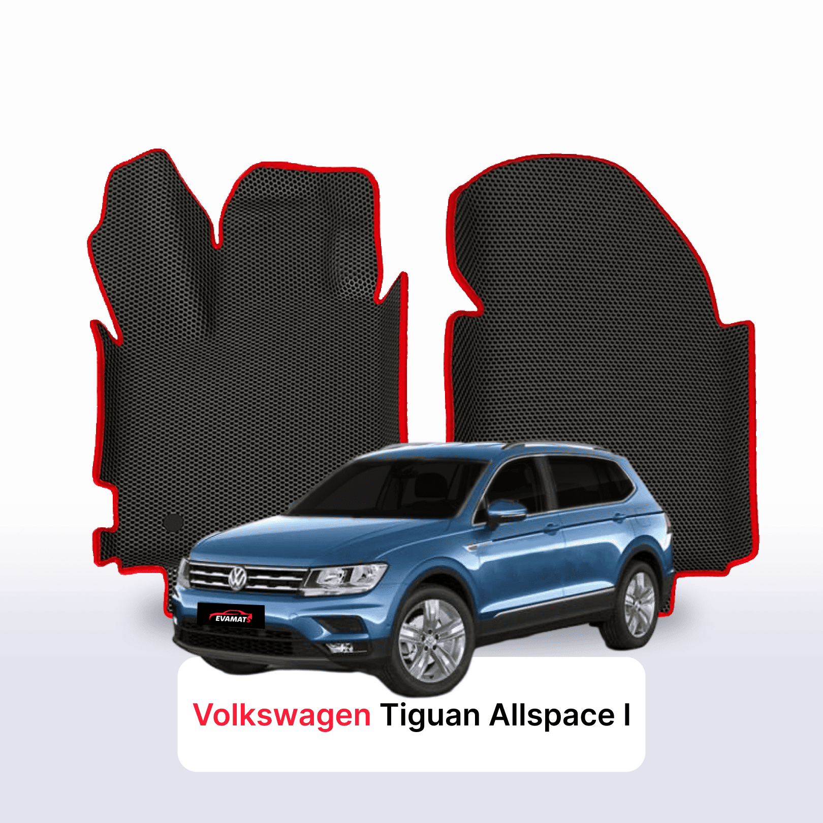Autokoberce EVAMATS pro Volkswagen Tiguan Allspace I gen 2017-2023 rok SUV 5místné Autokoberce EVAMATS pro Volkswagen Tiguan Allspace I gen 2017-2023 rok SUV 5místné