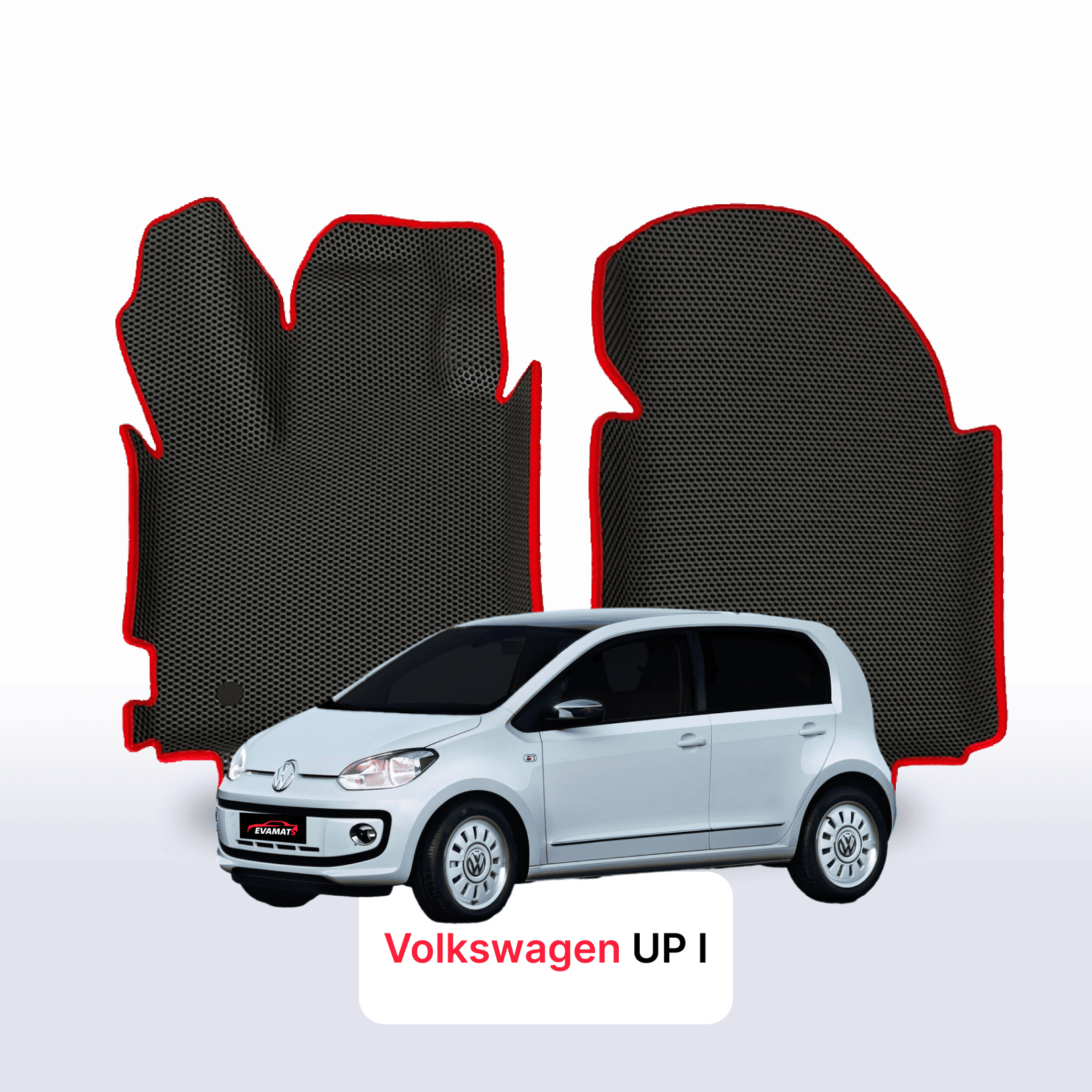 Autokoberce EVAMATS pro Volkswagen UP I gen 2012-2020 rok HATCHBACK 5dv. Autokoberce EVAMATS pro Volkswagen UP I gen 2012-2020 rok HATCHBACK 5dv.