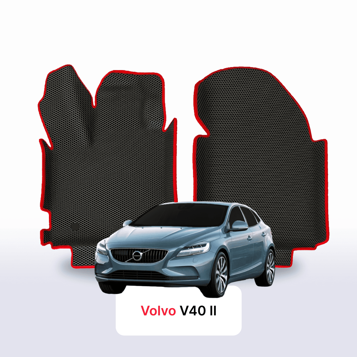 Autokoberce EVAMATS pro Volvo V40 2 gen 2012-2019 rok HATCHBACK 5dv.