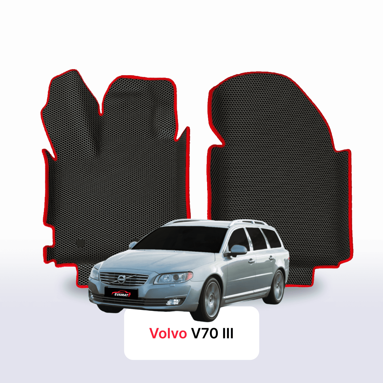 Autokoberce EVAMATS pro Volvo V70 3 gen 2007-2016 rok STATION WAGON Autokoberce EVAMATS pro Volvo V70 3 gen 2007-2016 rok STATION WAGON