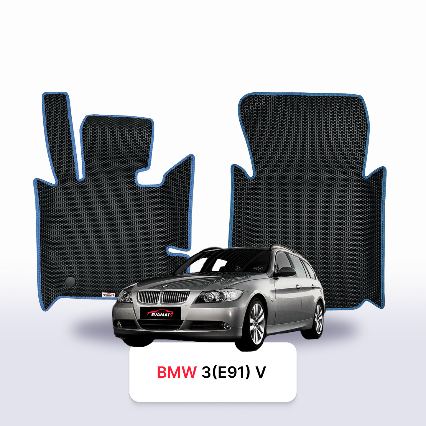 Autokoberce EVAMATS pro BMW 3(E91) 5 gen 2004-2013 rok STATION WAGON