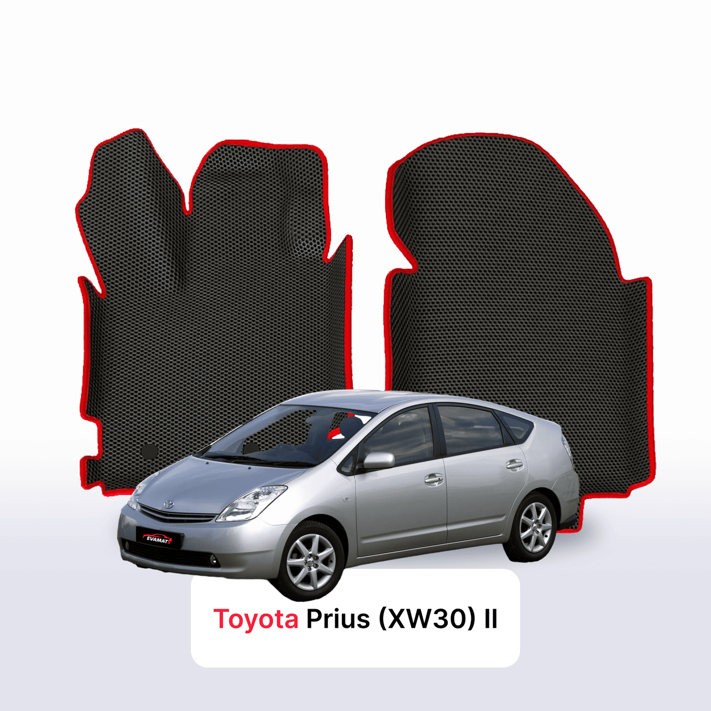 Autokoberce EVAMATS pro Toyota Prius XW30 2 gen 2003-2009 rok LIFTBACK