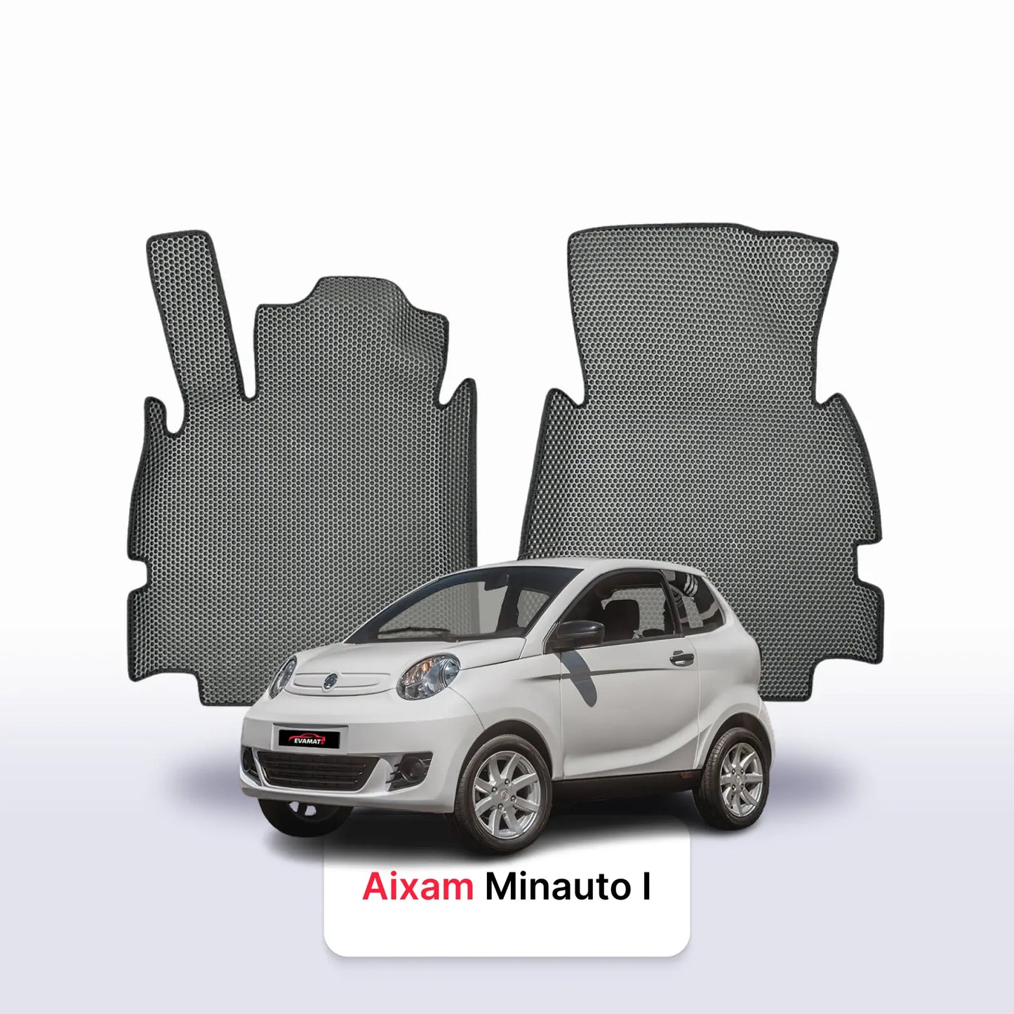 EVA 3D autokoberce EVA MATS pro Aixam Minauto 1. generace 2017-2025 rok HATCHBACK 3 dveře
