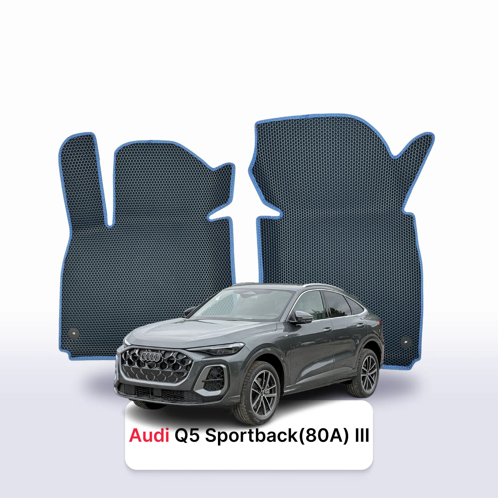 Autokoberce EVAMATS pro Audi Q5 Sportback(80A) 3 gen 2025-2028 r. SUV KUPÉ