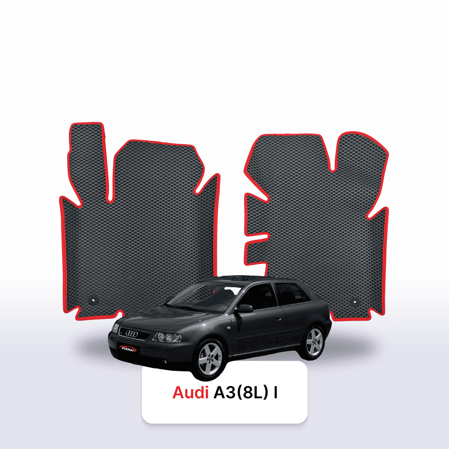 Autokoberce EVAMATS pro Audi A3(8L) 1 gen 1996-2003 rok HATCHBACK 3dv.