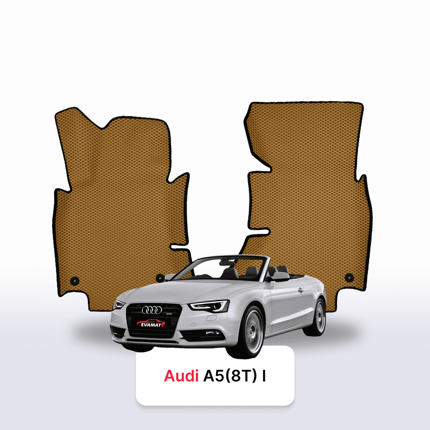 Autokoberce EVAMATS pro Audi A5(8T) 1 gen 2007-2016 rok CABRIO
