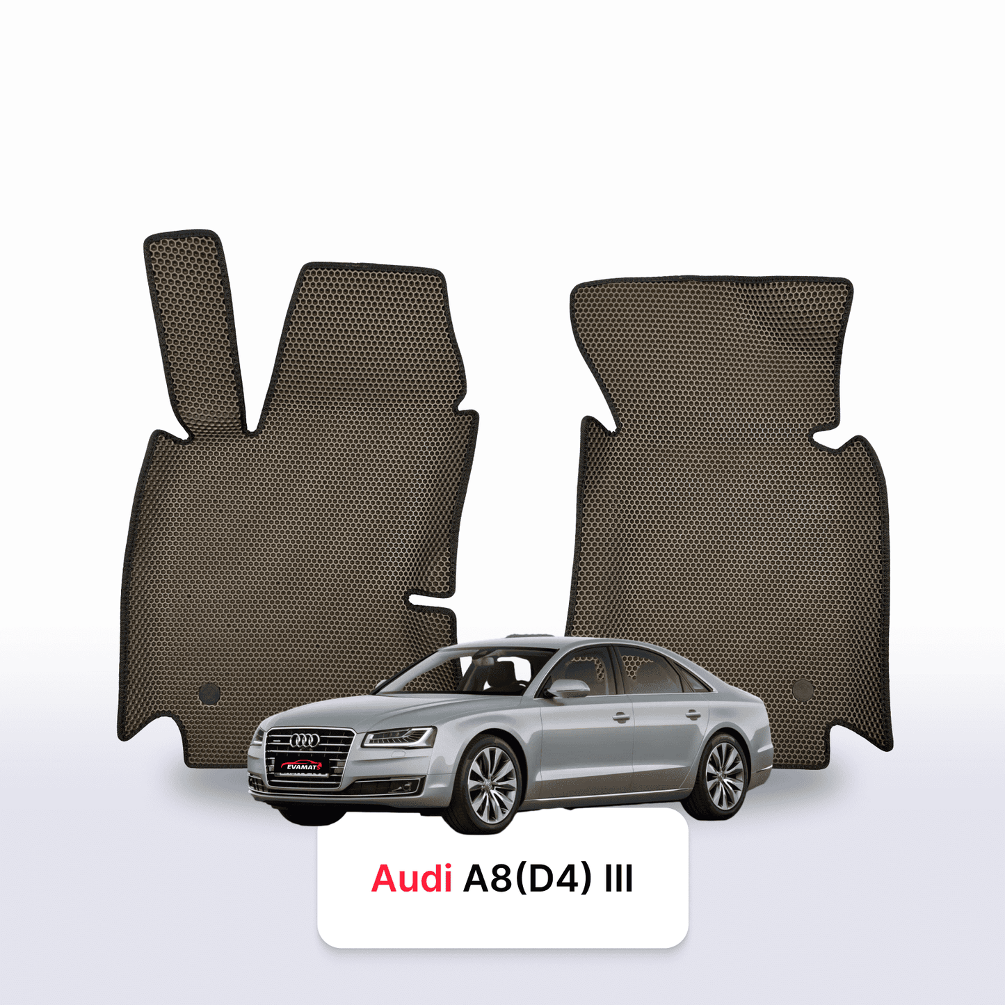 Autokoberce EVAMATS pro Audi A8(D4) 3 gen 2009-2017 rok SEDAN