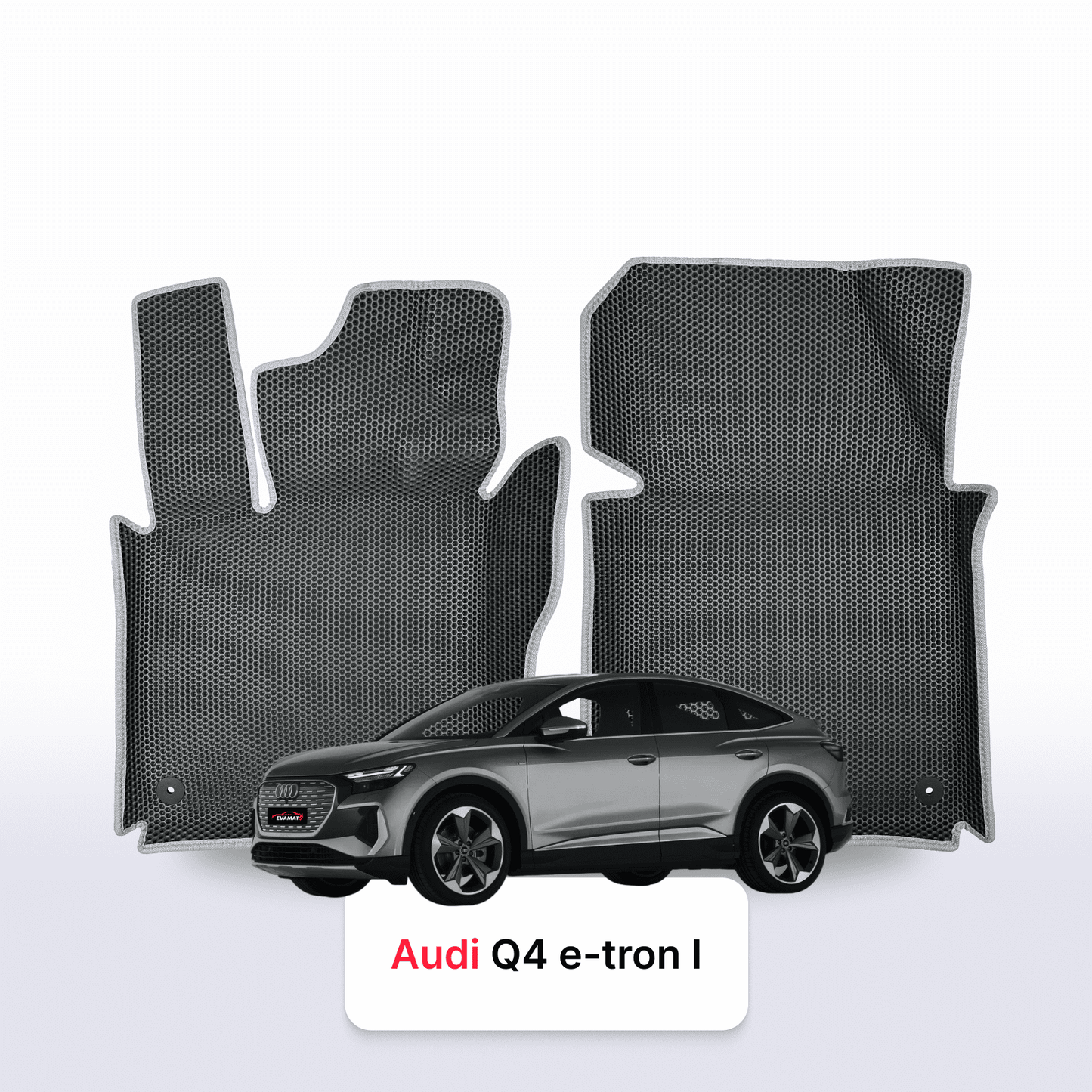 Autokoberce EVAMATS pro Audi Q4 Sportback E-tron 1 gen 2021-2025 rok ELECTRIC SUV