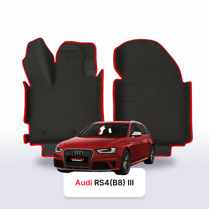 Autokoberce EVAMATS pro Audi RS 4(B8) 3 gen 2012-2015 rok STATION WAGON