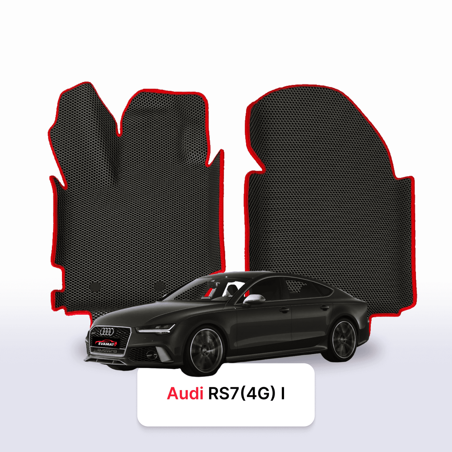 Autokoberce EVAMATS pro Audi RS 7 Sportback (4G) 1 gen 2013-2018 rok LIFTBACK