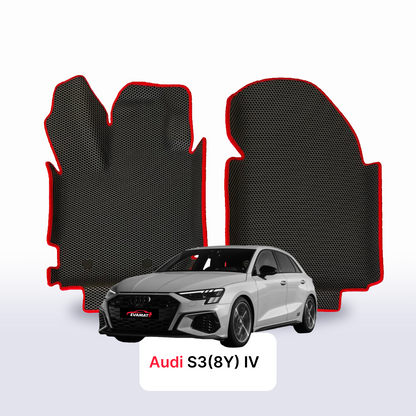 Autokoberce EVAMATS pro Audi S3 (8Y) Sportback 4 gen 2020-2025 rok HATCHBACK 5dv.