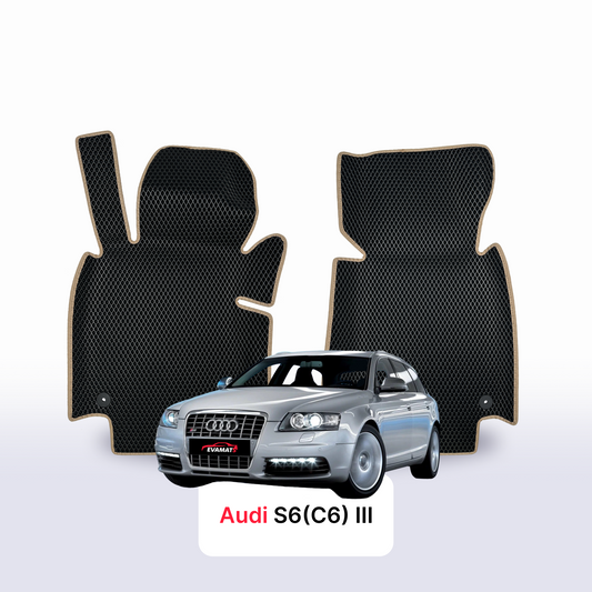 Autokoberce EVAMATS pro Audi S6(C6) 3 gen 2005-2011 rok STATION WAGON