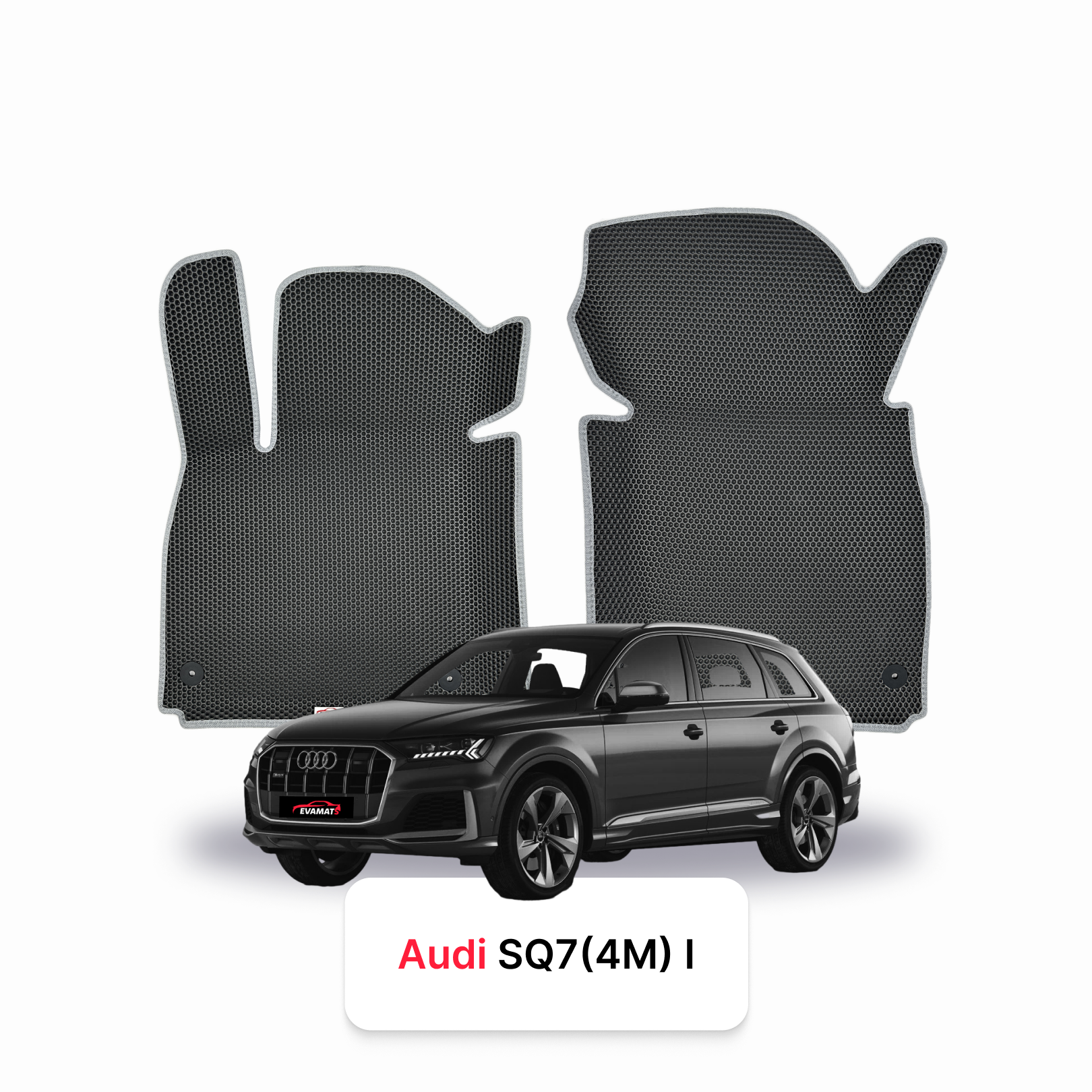 Autokoberce EVAMATS pro Audi SQ7 (4M) 1 gen 2016-2027 r. SUV 7 míst