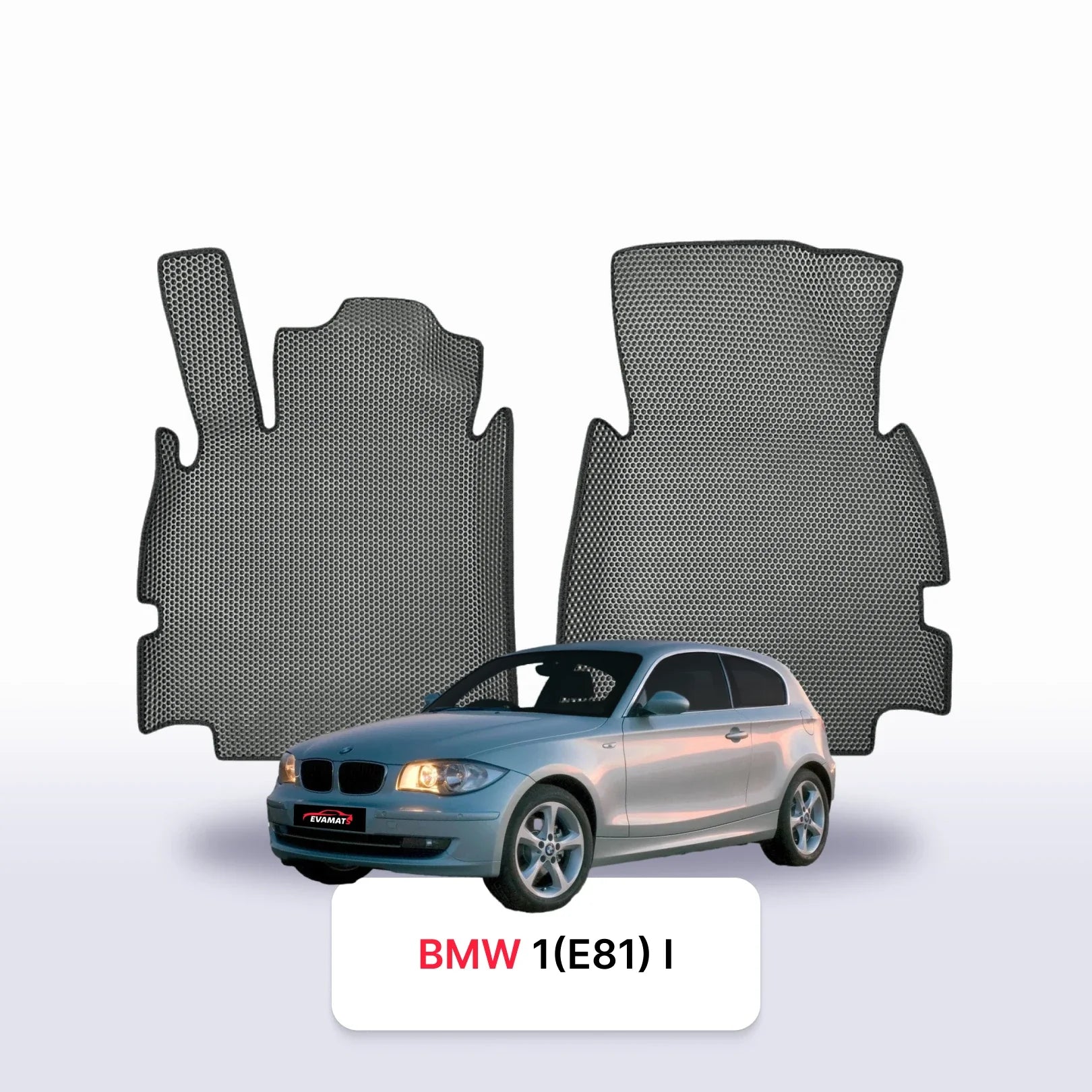 Autokoberce EVAMATS pro BMW 1(E81) 1 gen 2004-2011 r. HATCHBACK 3 dveře