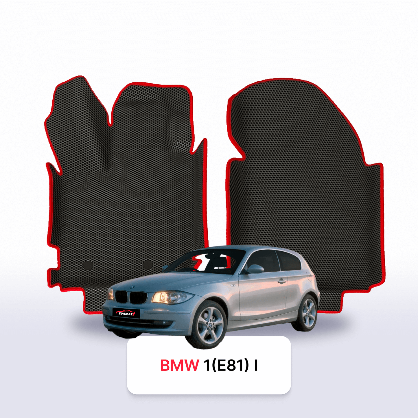 Autokoberce EVAMATS pro BMW 1(E81) 1 gen 2004-2011 rok HATCHBACK 3dv.