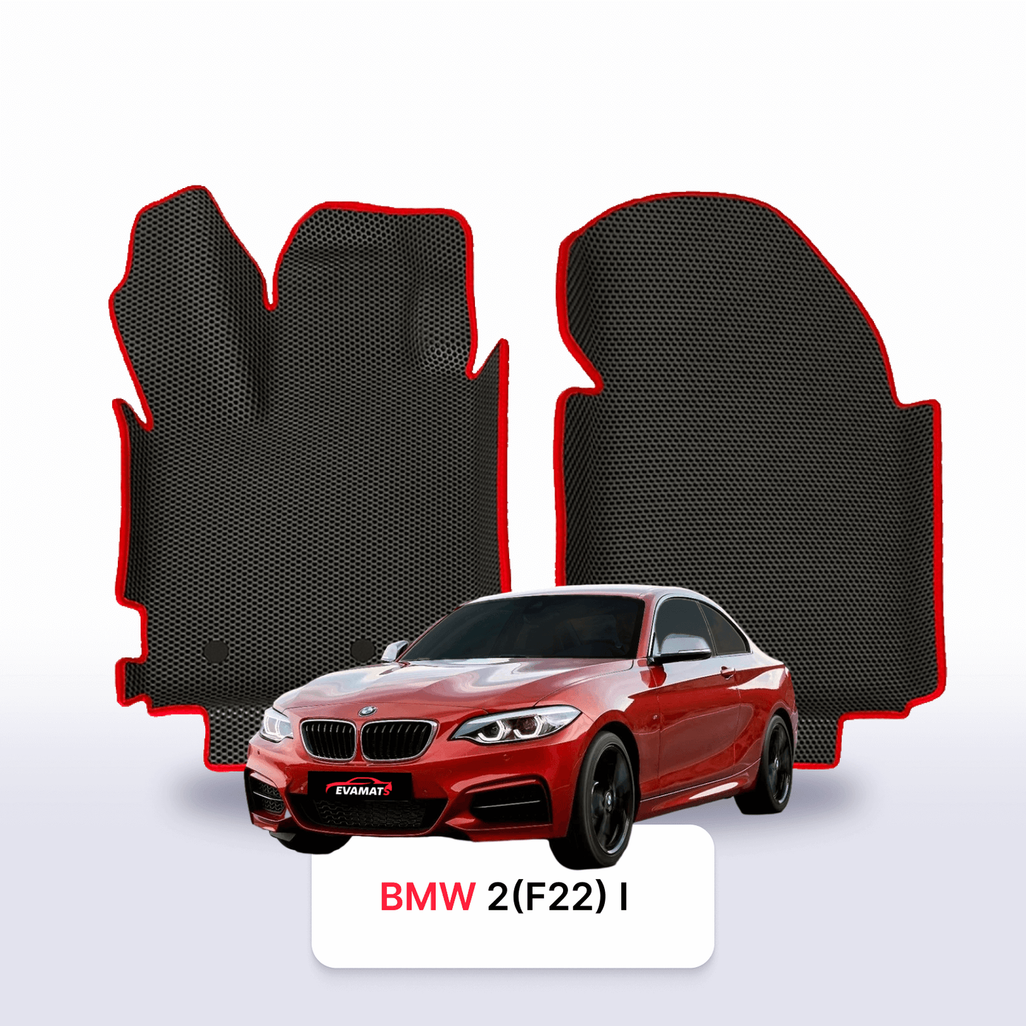 Autokoberce EVAMATS pro BMW 2(F22) 1 gen 2014-2021 rok COUPE