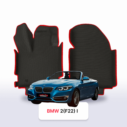 Autokoberce EVAMATS pro BMW 2(F22) 1 gen 2014-2021 rok CABRIO